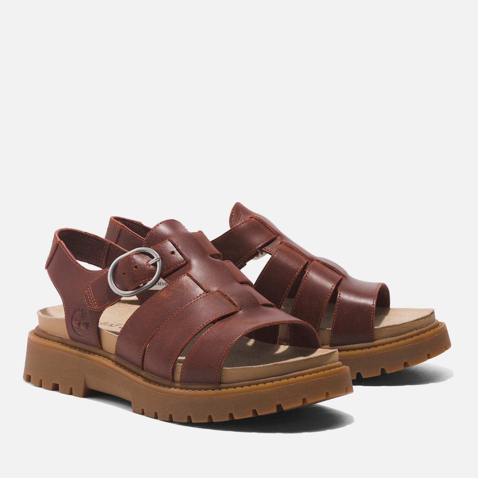 Timberland Women's Clairemont Way Leather Fisherman Sandals - Uk 7