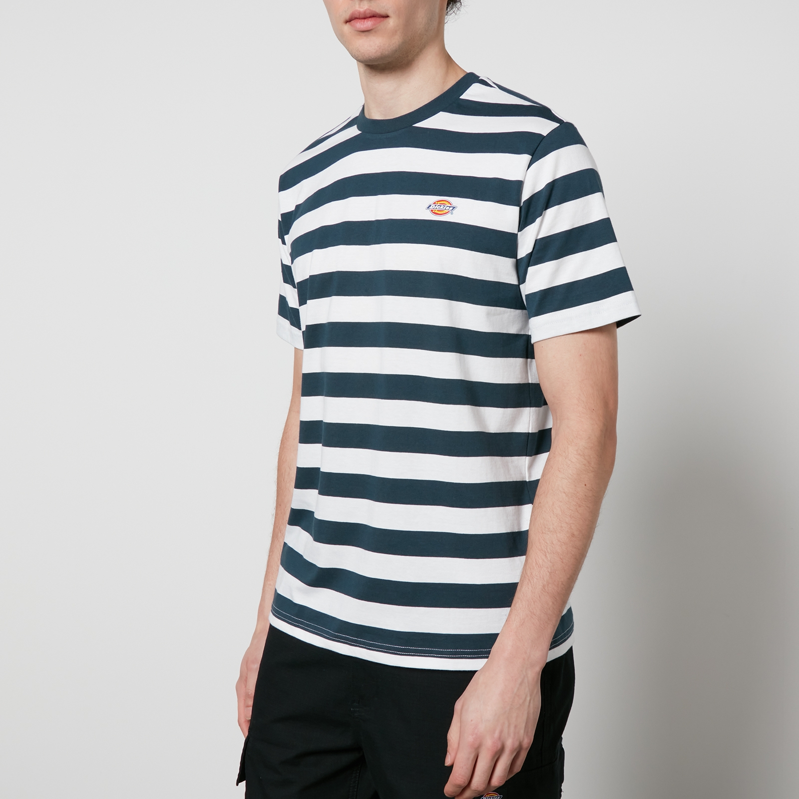 Dickies Rivergrove Logo-Appliqued Striped Cotton-Jersey T-Shirt
