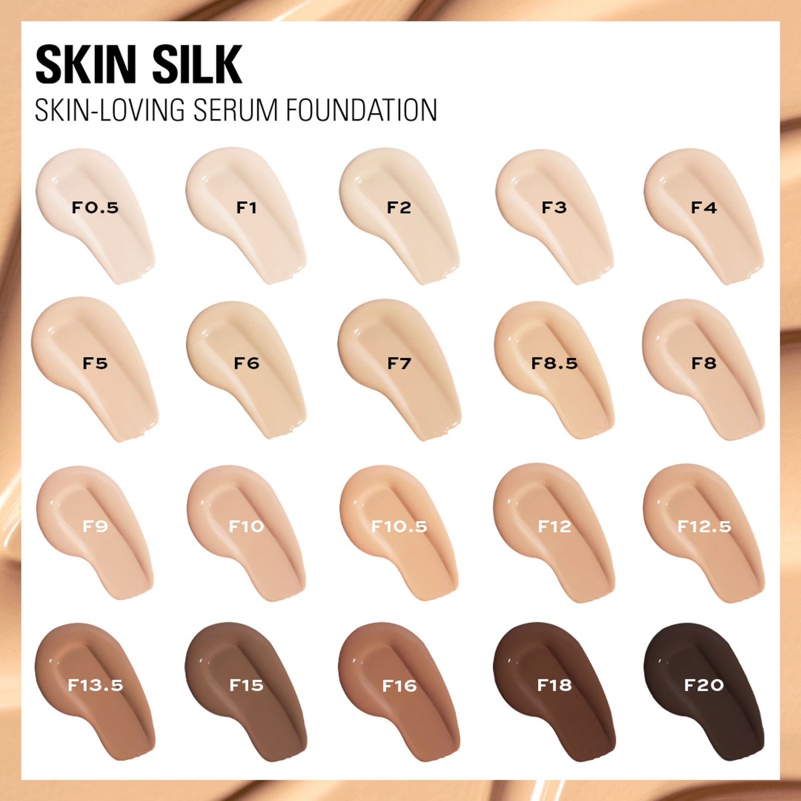 Thumbnail - Makeup Revolution Silk Serum Foundation 23ml (Various Shades) - F5