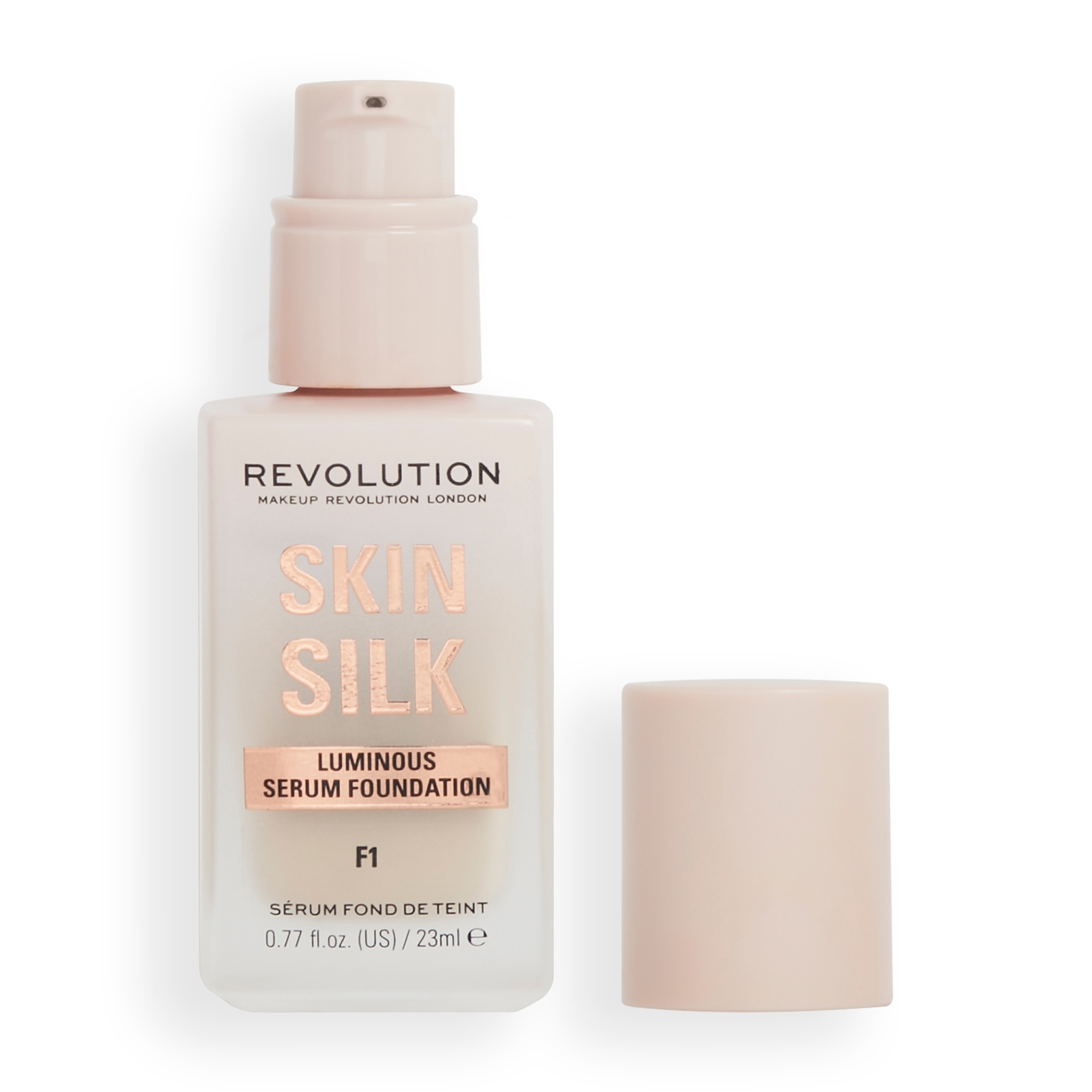 Image of Makeup Revolution Silk Serum Foundation 23ml (Various Shades) - F1
