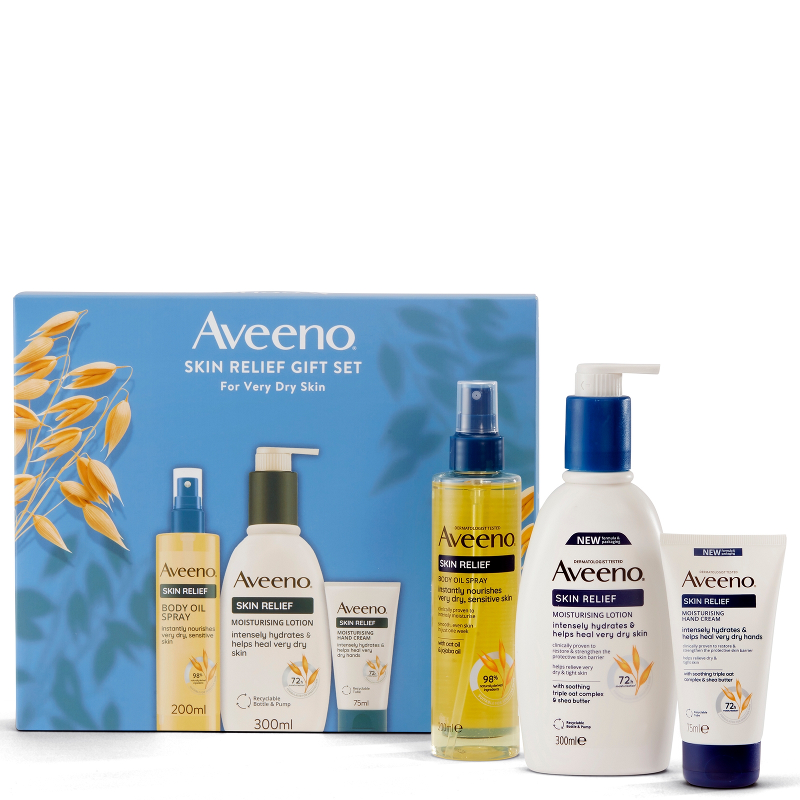 Aveeno Body Skin Relief Gift Set In Multi