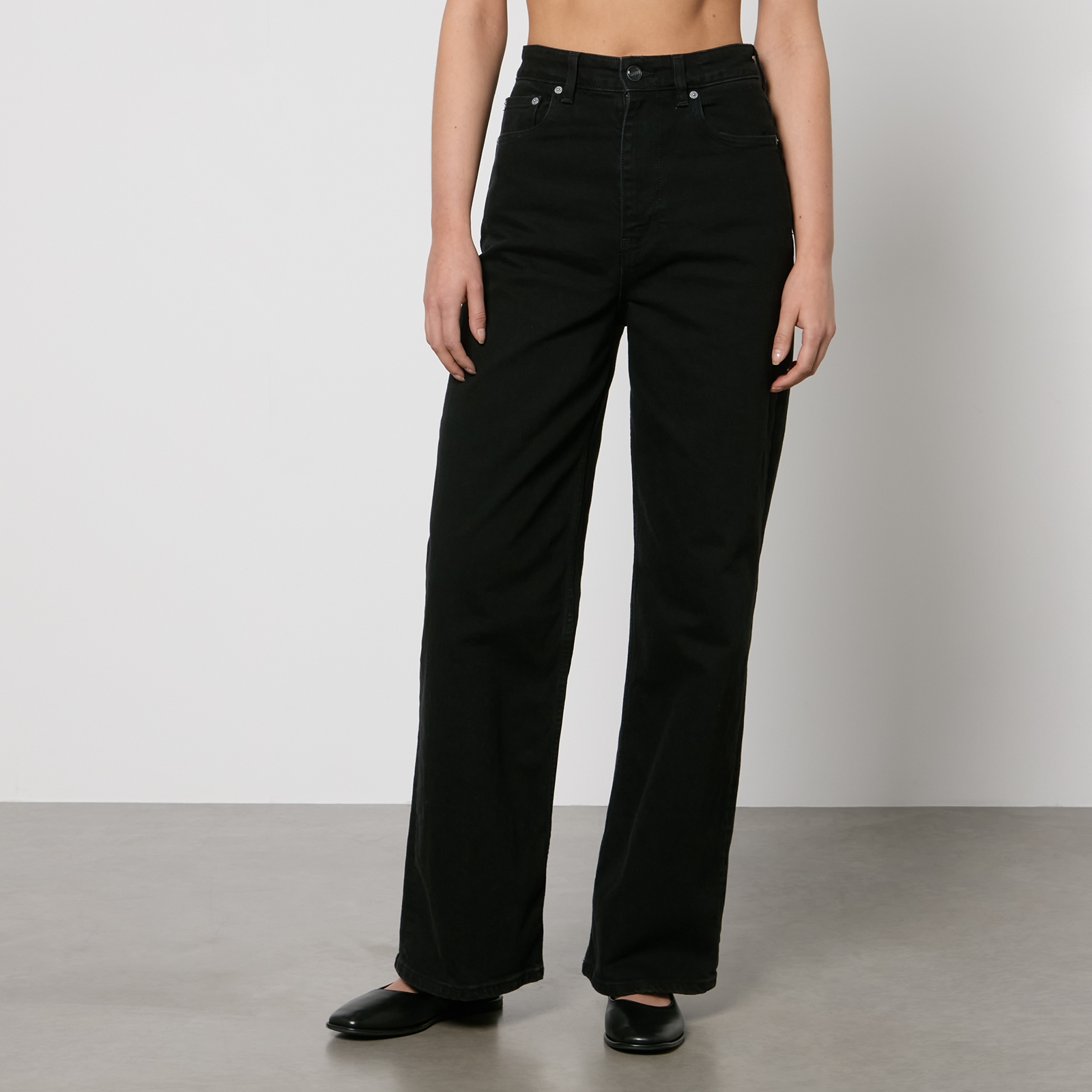 Ganni Andi Stretch-Denim Straight-Leg Jeans - 27W/32L,