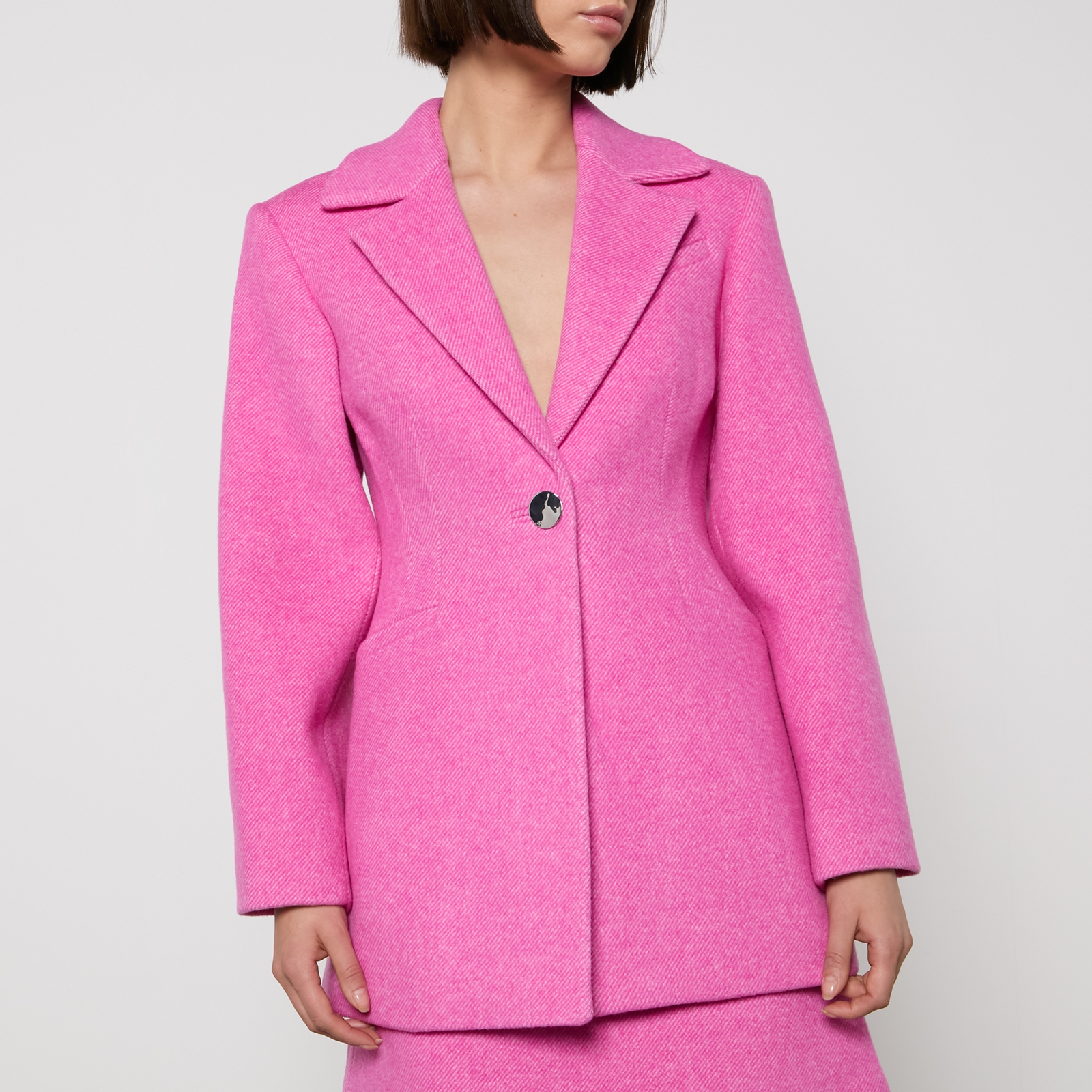 Ganni Wool-Blend Blazer - EU 34/UK 6