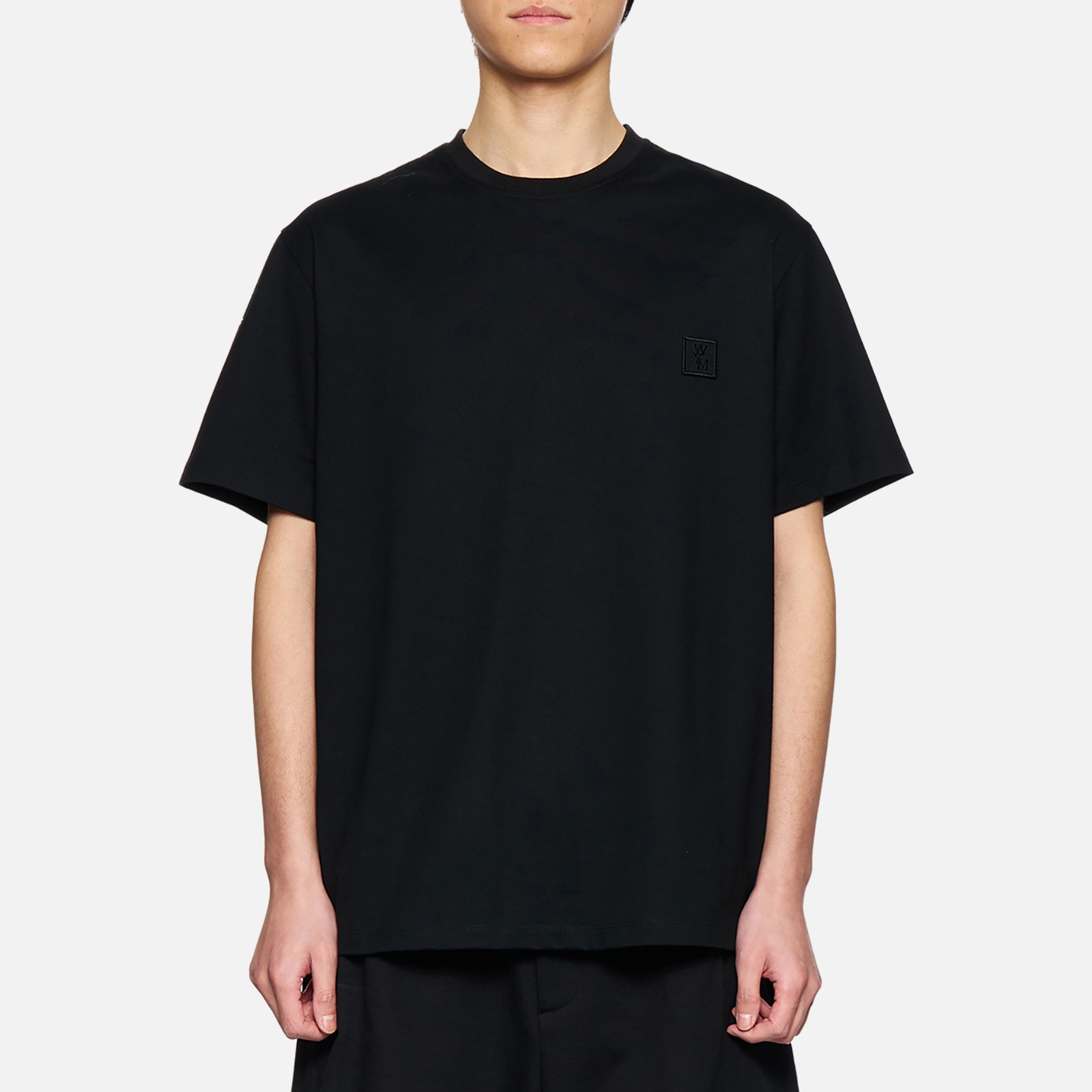 Wooyoungmi Men's Multi-Chrome Back Logo T-Shirt - Black - IT 46/S