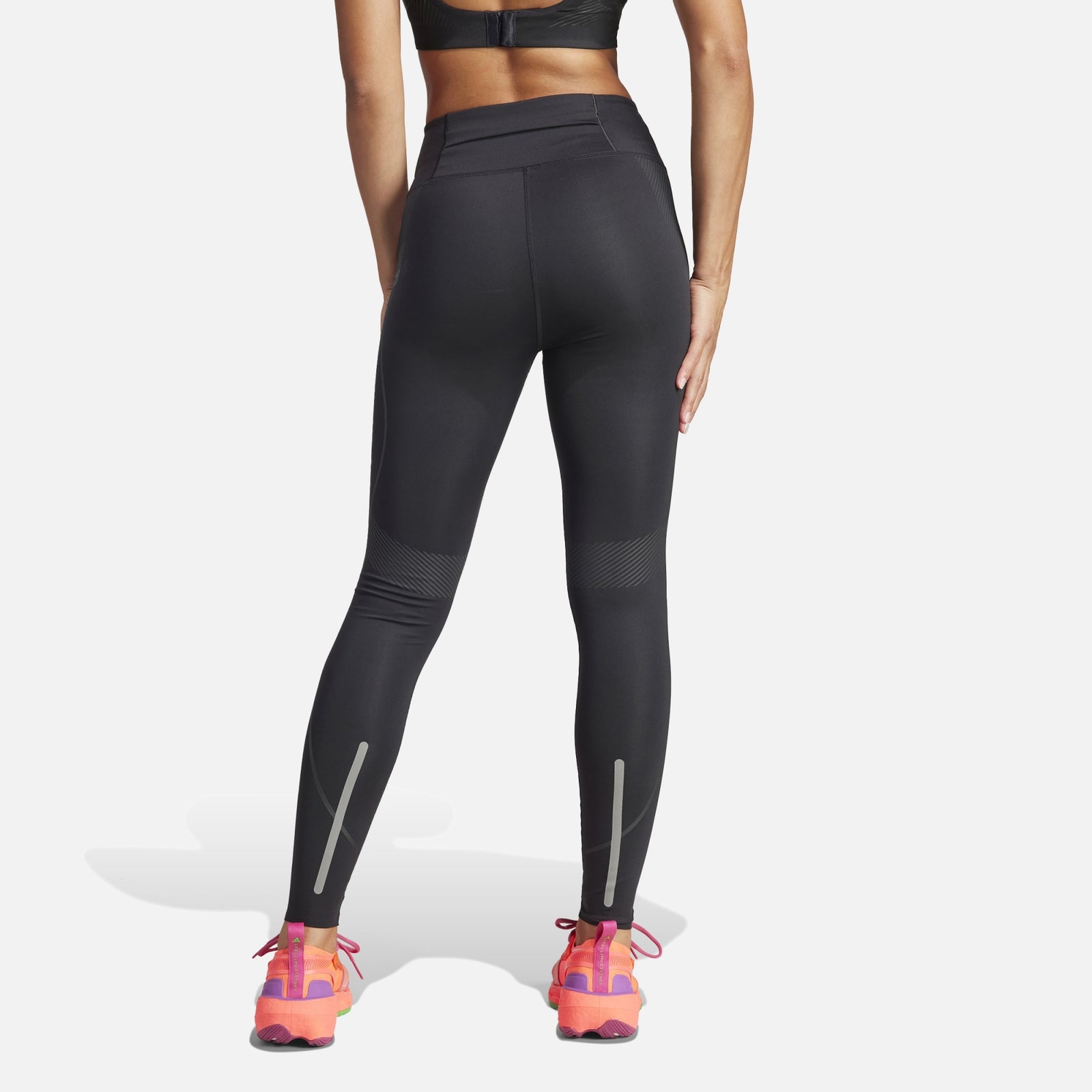 Adidas By Stella Mccartney Black Asmc Stretch-Jersey Leggings - Women's Large