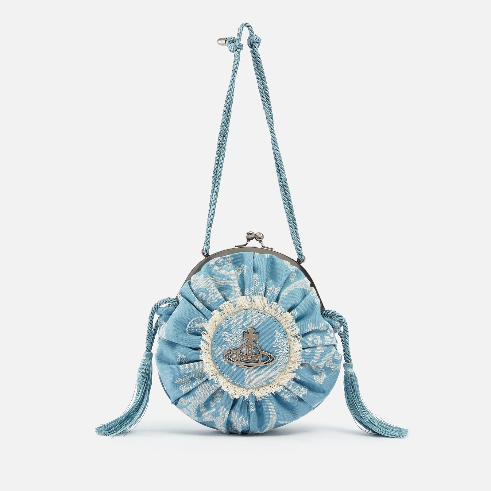 vivienne westwood women's rosie circle frame cross body bag - blue coral