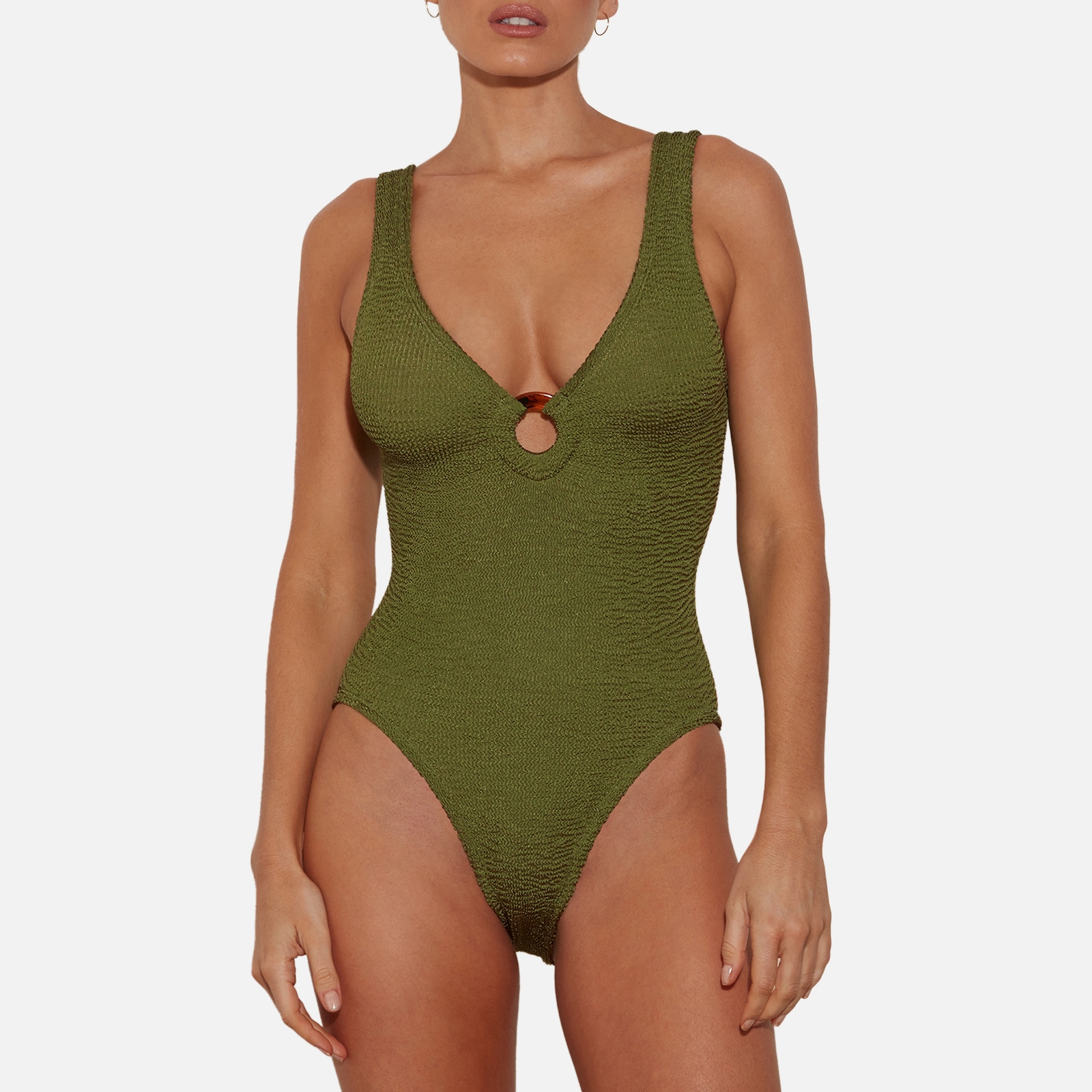 Hunza G Celine Seersucker Swimsuit