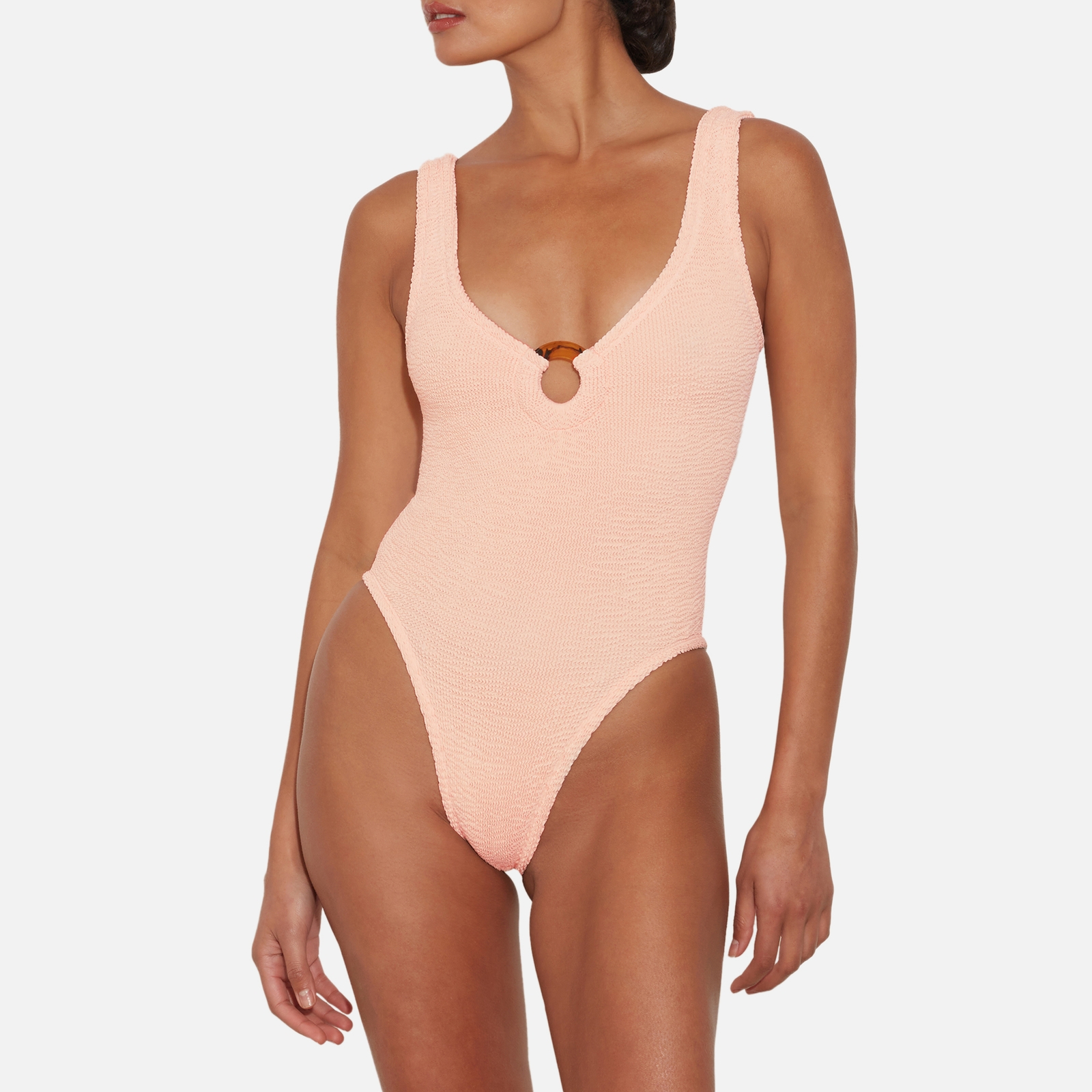 Hunza G Celine Seersucker Swimsuit