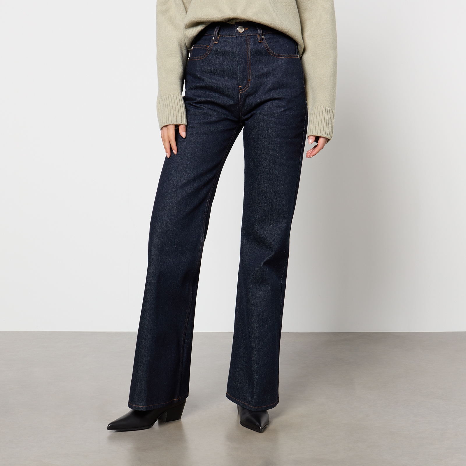 AMI Denim Flared-Fit Jeans - W27