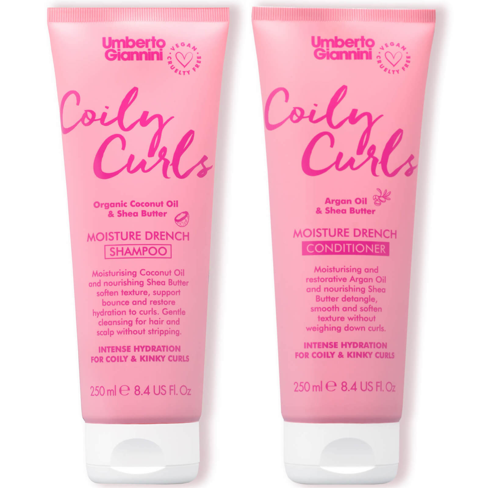 Image of Umberto Giannini Coily Curls Shampoo and Conditioner Duo