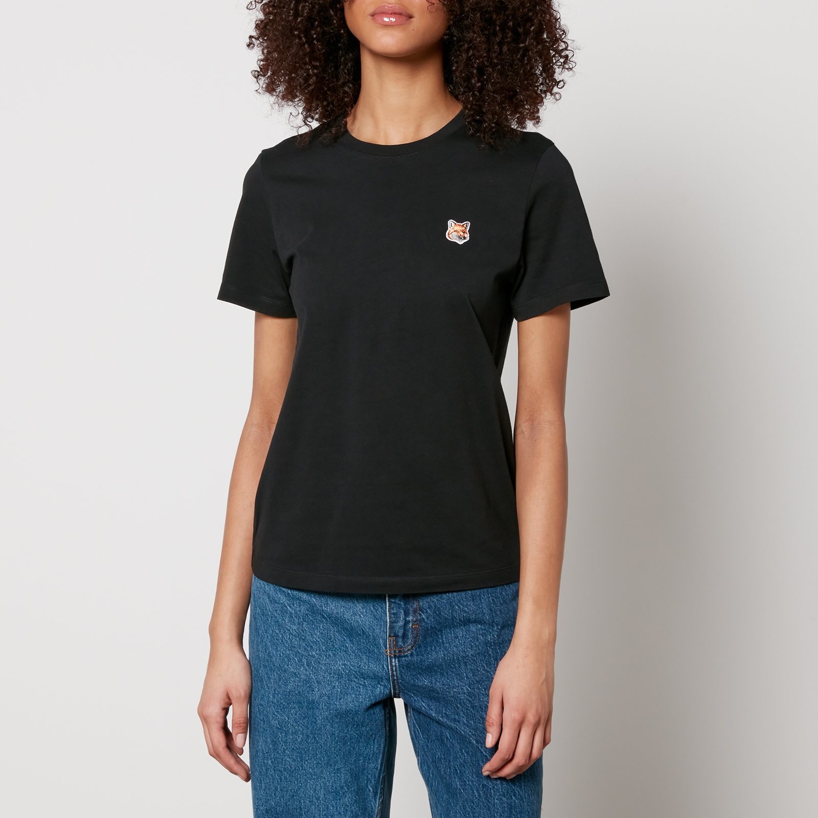 Maison Kitsuné Fox Head Cotton-Jersey T-Shirt - XS