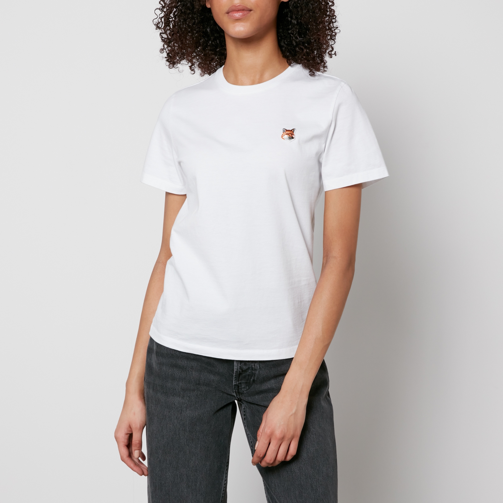 Maison Kitsuné Fox Head Cotton-Jersey T-Shirt - M