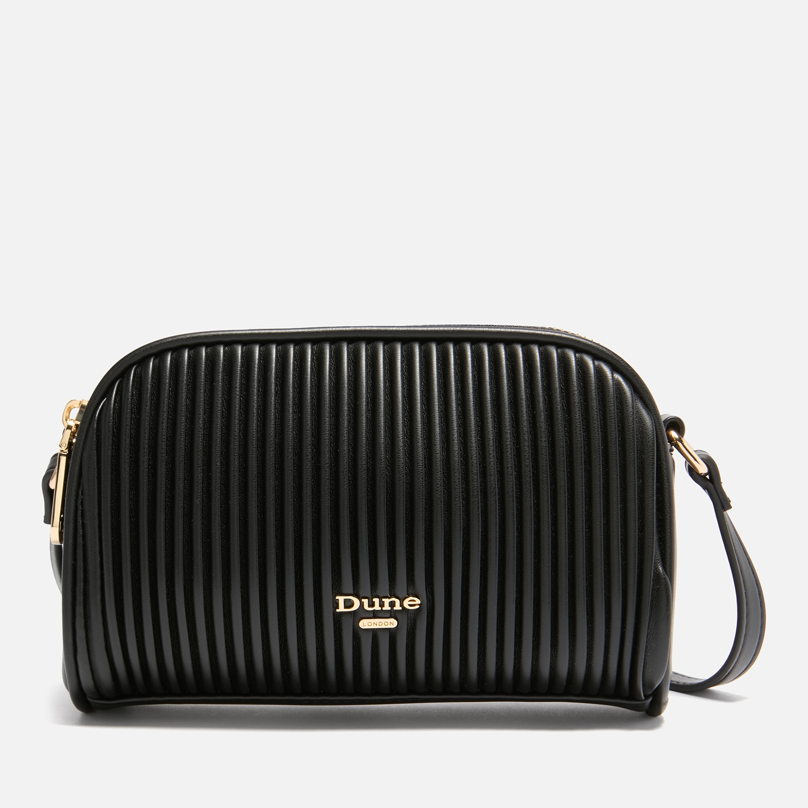 Dune Pleated Faux Leather Crossbody Bag