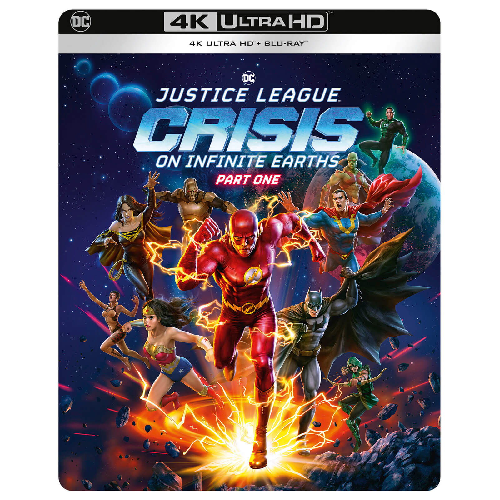 justice league: crisis on infinite earths - part 1 4k ultra hd steelbook (includes blu-ray)