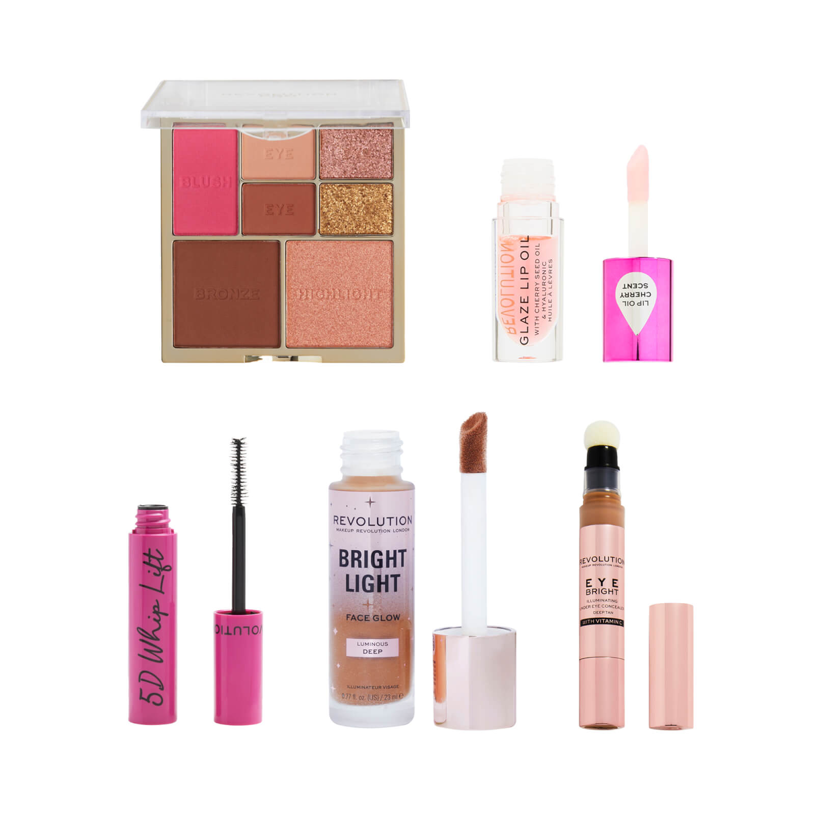 

Makeup Revolution Glow Bundle (Various Shades) - Deep