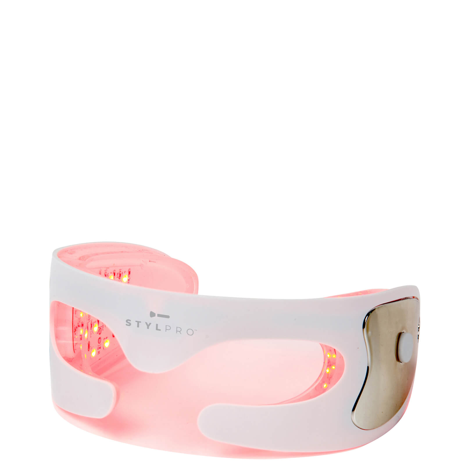 Stylpro Radiant Eyes Red Led Light Goggles In White