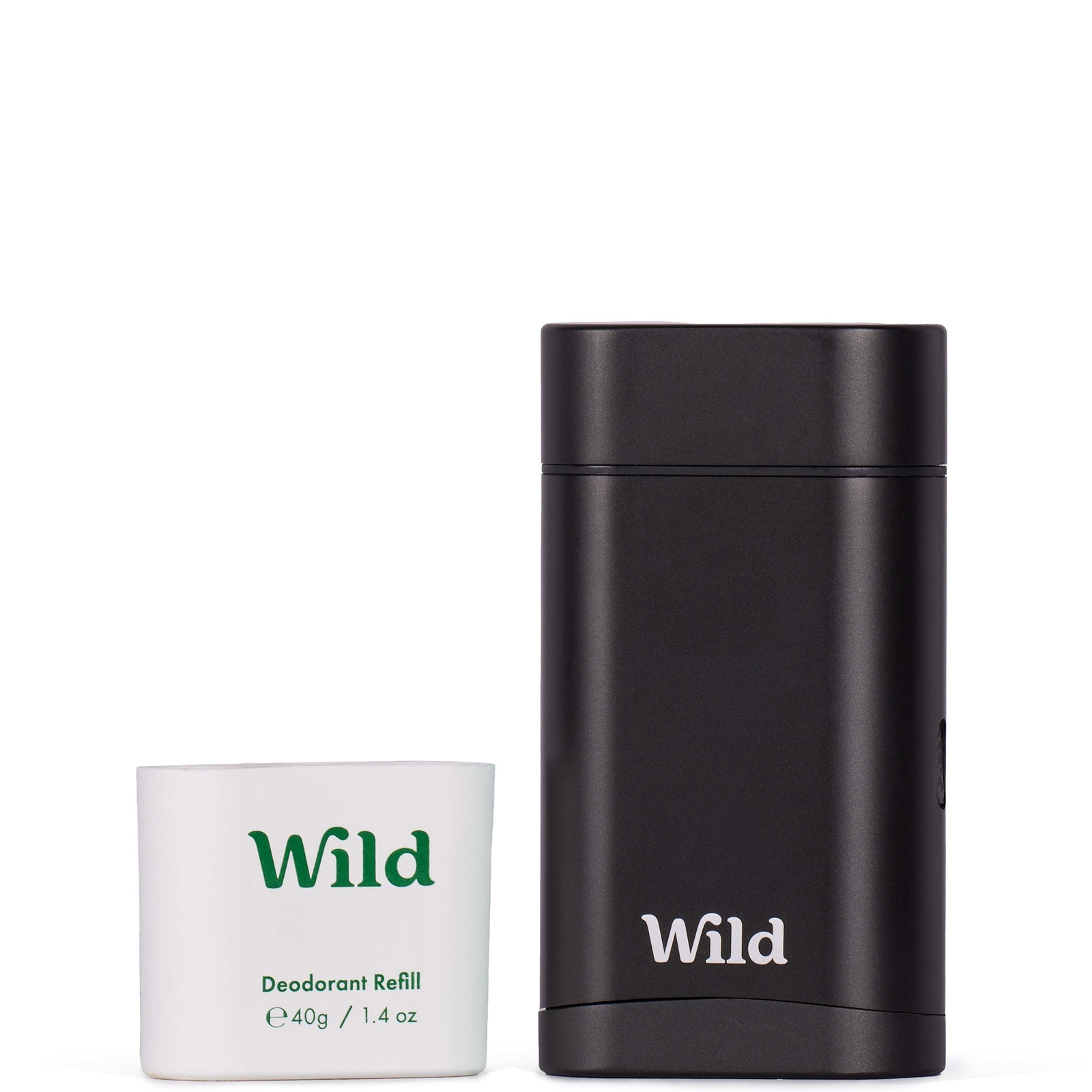 Image of Wild Men's Fresh Cotton and Sea Salt Deodorant in Black Case 40g