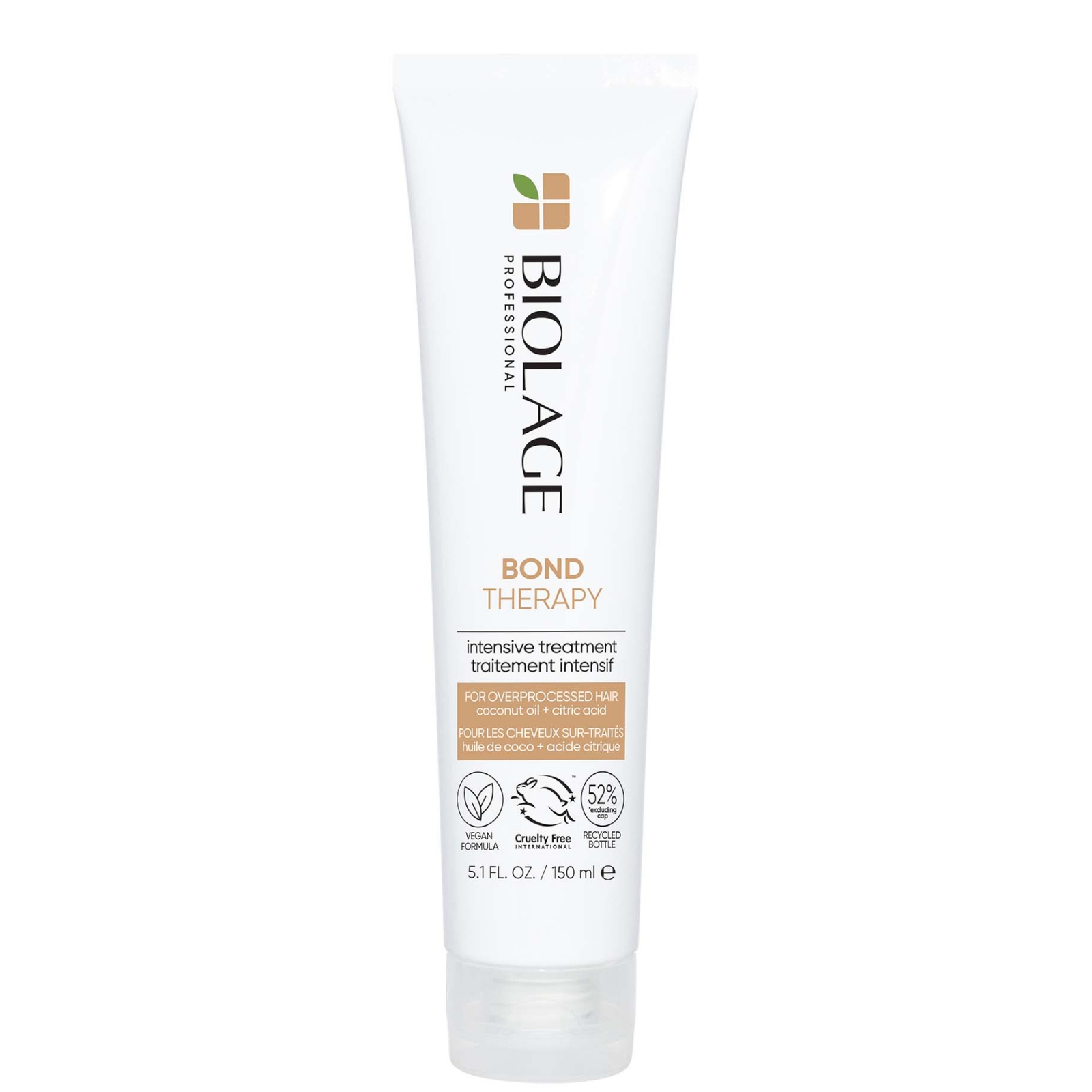 

Biolage Professional Bond Therapy Pre-Shampoo Intensive Treatment Infused with Citric Acid and Coconut Oil for Over-Processed Damaged Hair 150ml