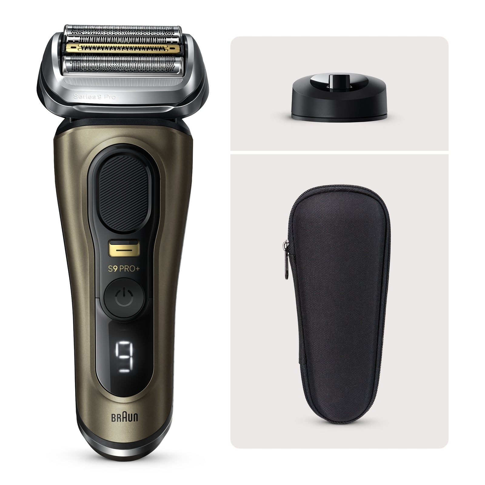 Men's Bronze Braun Series Pro+ 9519S Electric Shaver Size 9