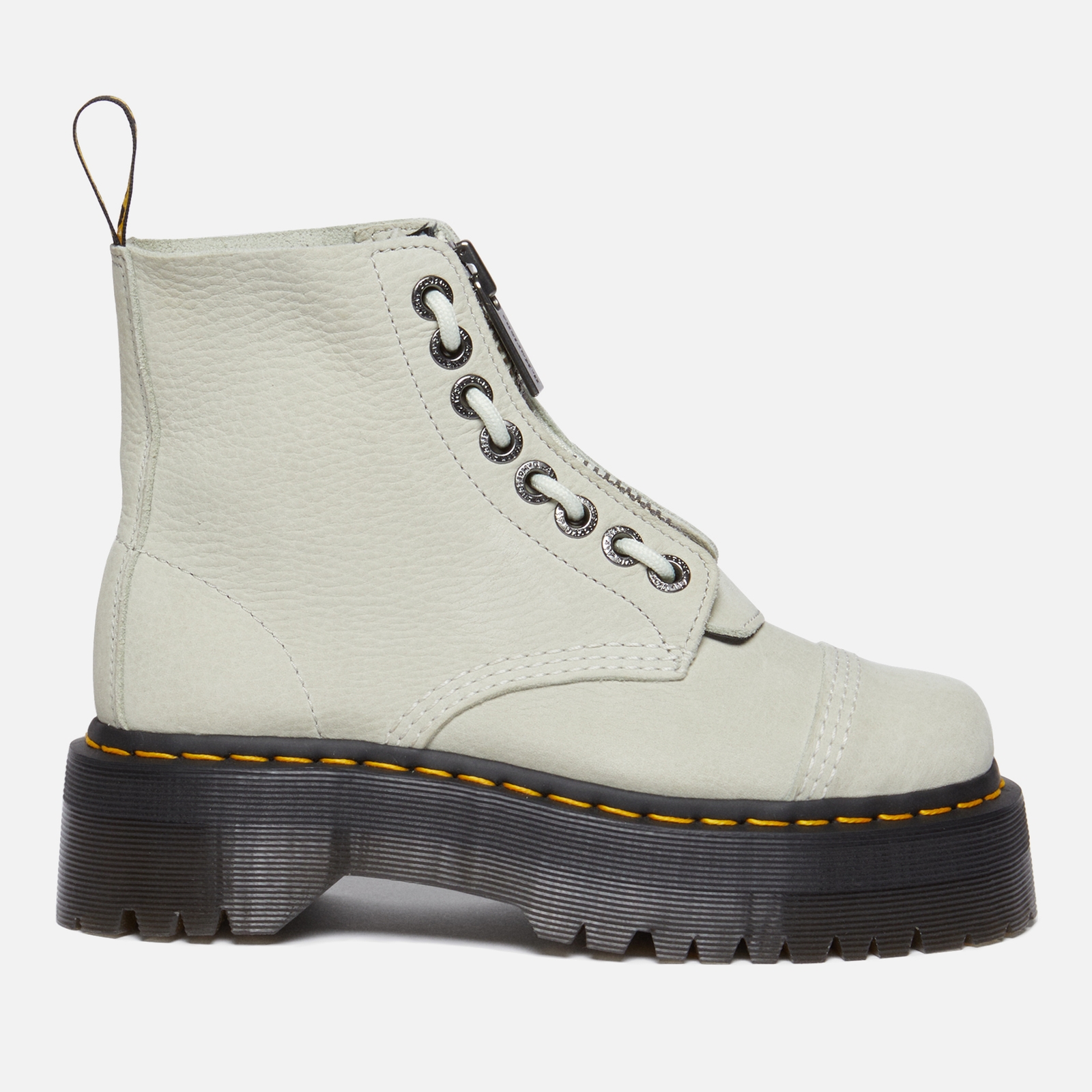 Dr. Martens Women's Sinclair Leather Zip Front Boots - Smoked Mint