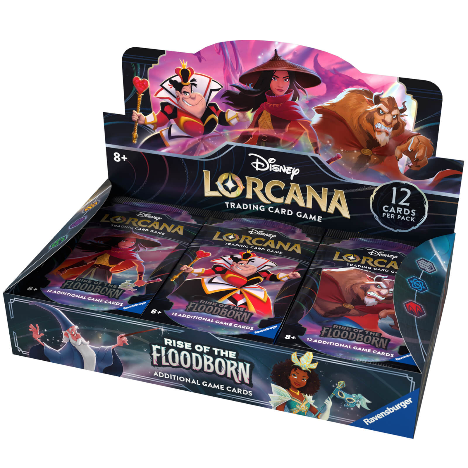 Image of Disney Lorcana Trading Card Game Rise of the Floodborn Booster Packs CDU (24 Packs)