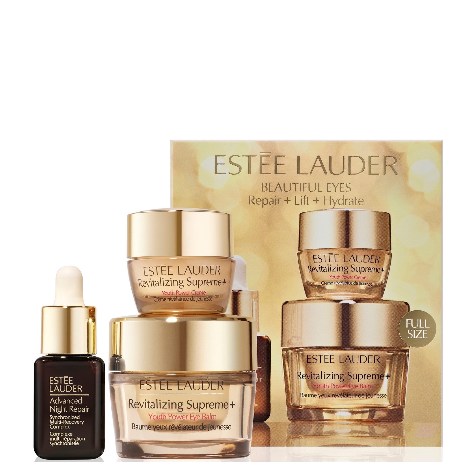 Estée Lauder Beautiful Eyes Revitalizing Supreme+ 3-piece Gift Set In White