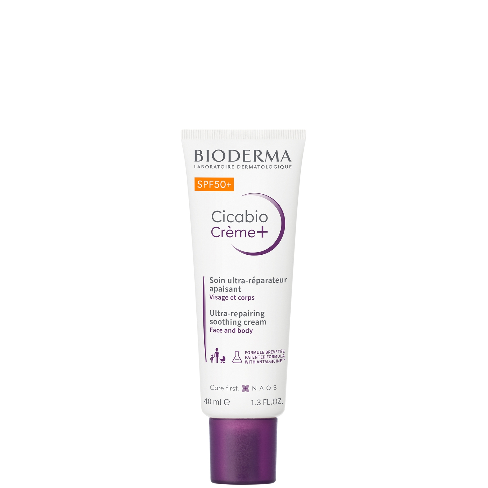 Shop Bioderma Cicabio Ultra Reparing Soothing Cream With Spf50+ 40ml