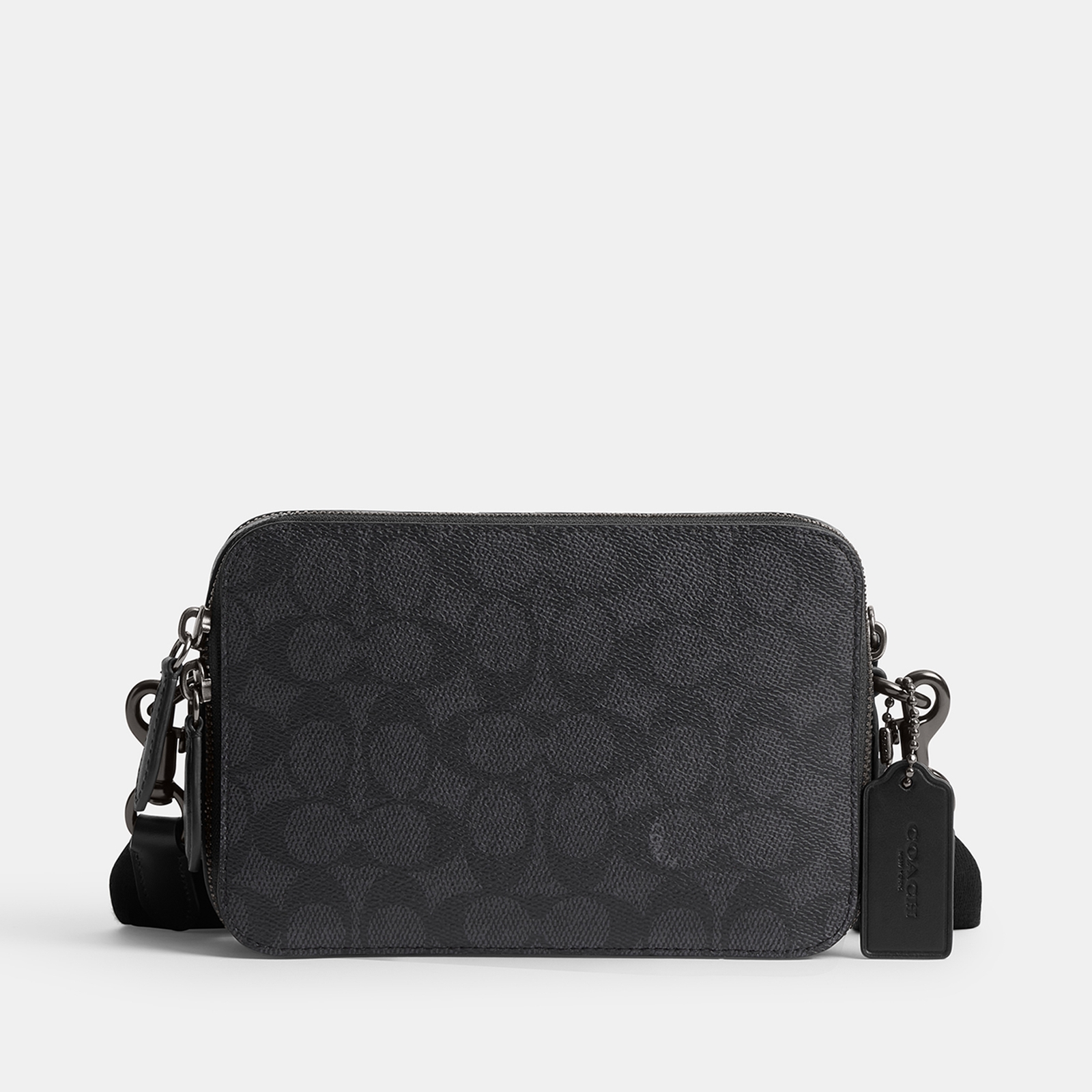 Coach Charter 19 Signature Coated-Canvas and Leather Crossbody Bag