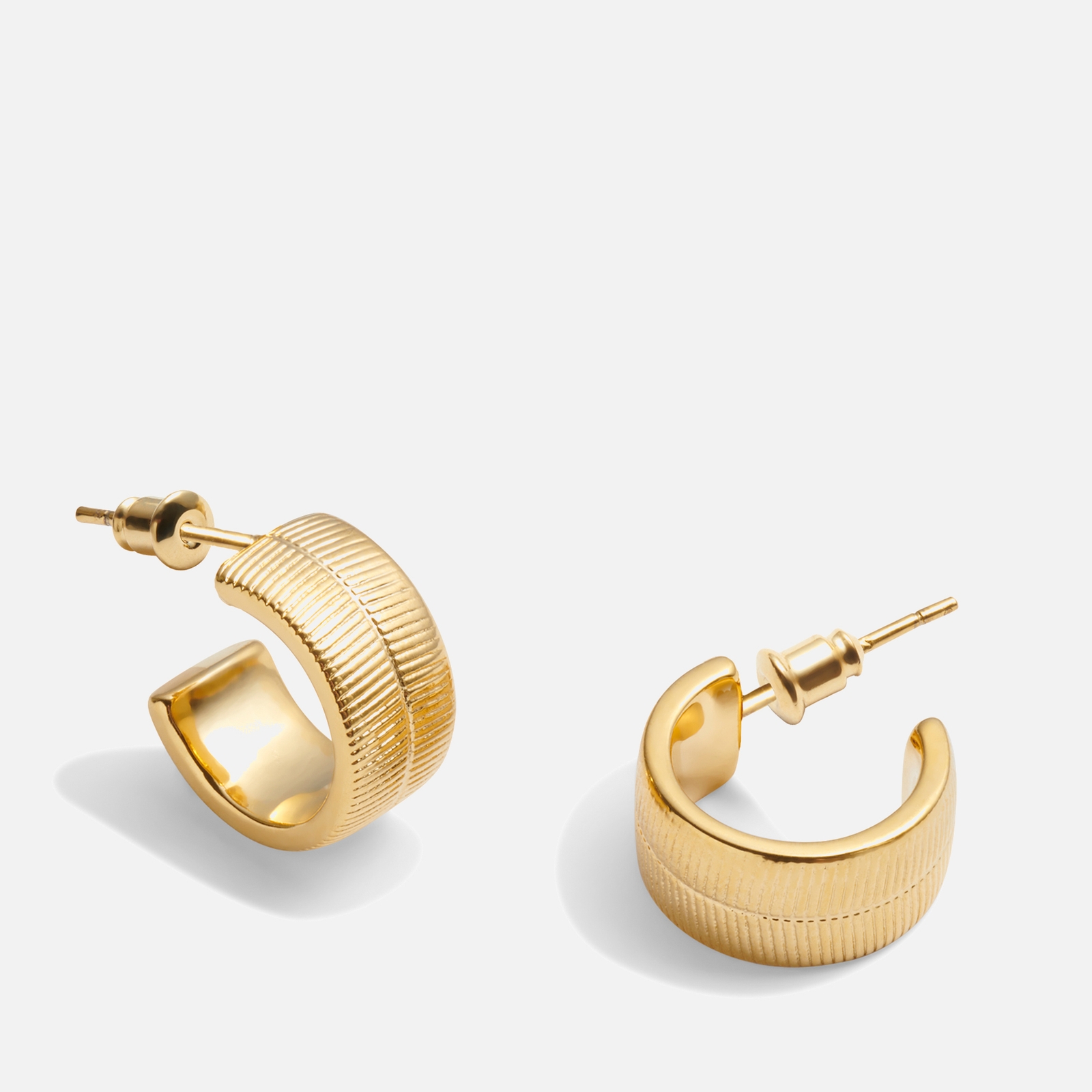 Katie Loxton Women's Ciana Snake Huggie Earrings - Gold
