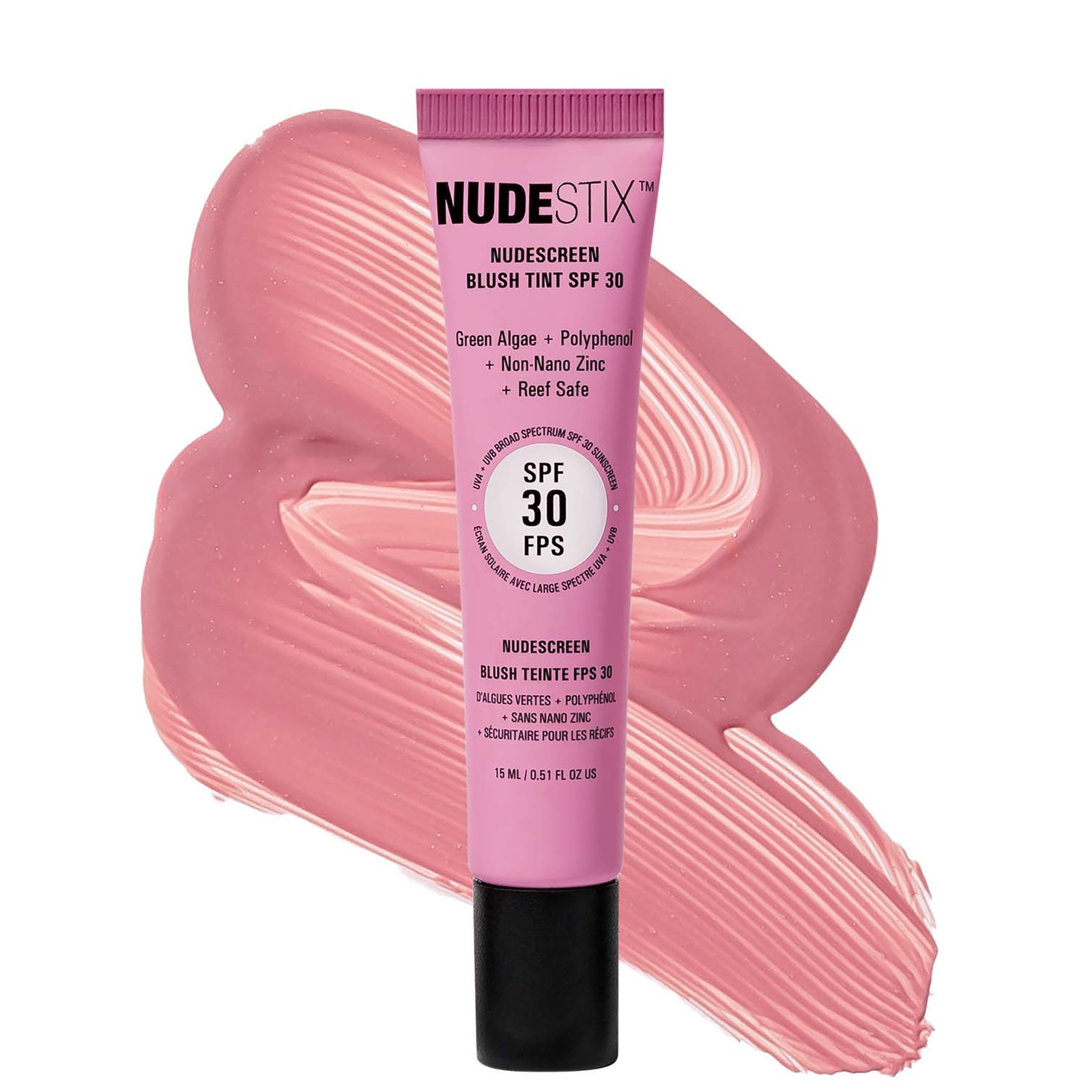 NUDESTIX Nudescreen Blush Tint SPF 30 15ml (Various Shades) - Sunset Rose