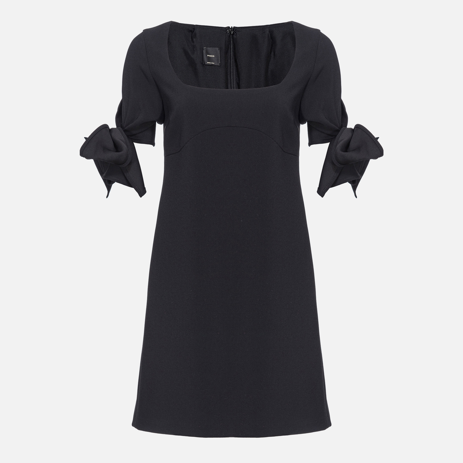 pinko women's verdicchio abito dress - black - xs