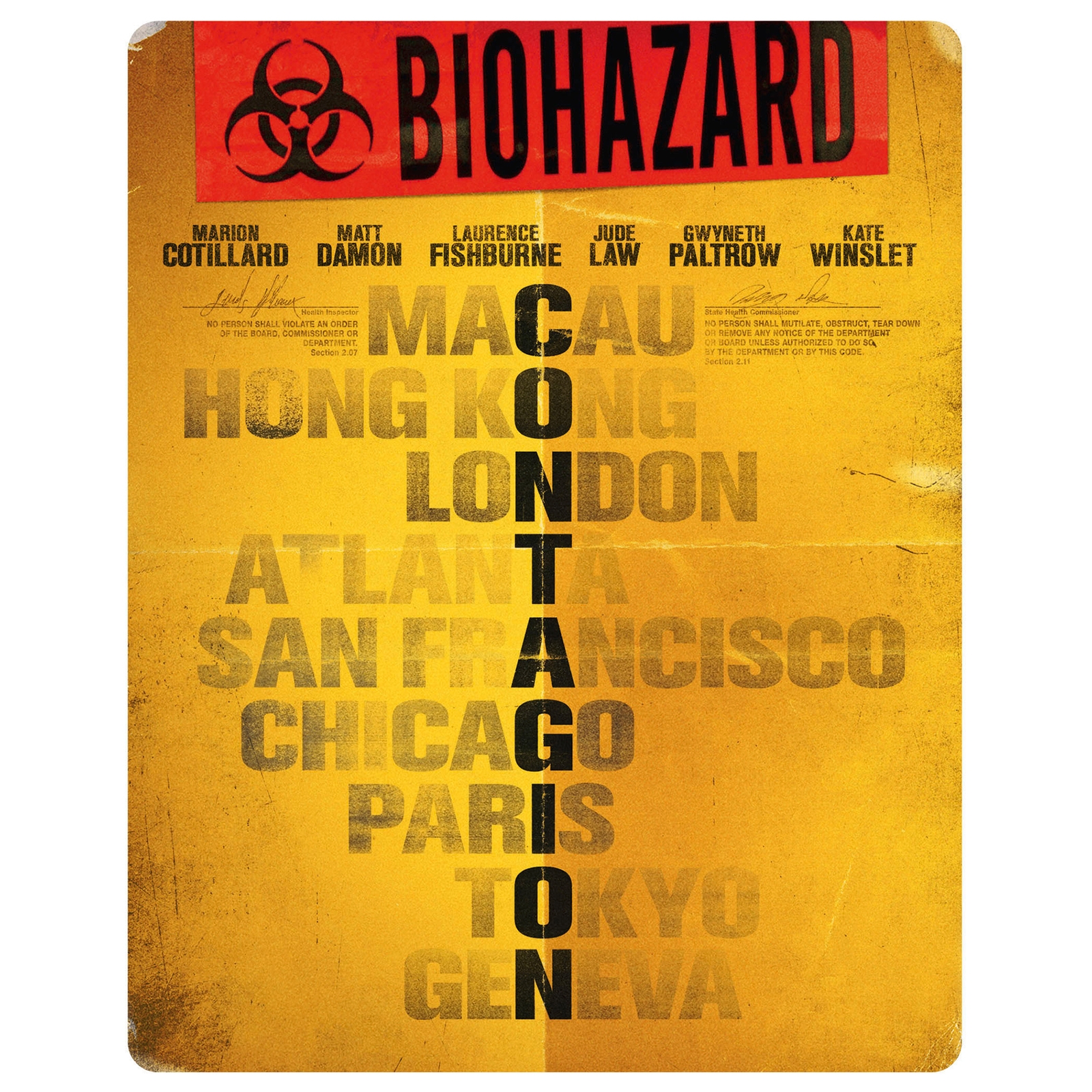 Contagion 4K Ultra HD Steelbook (includes Blu-ray)