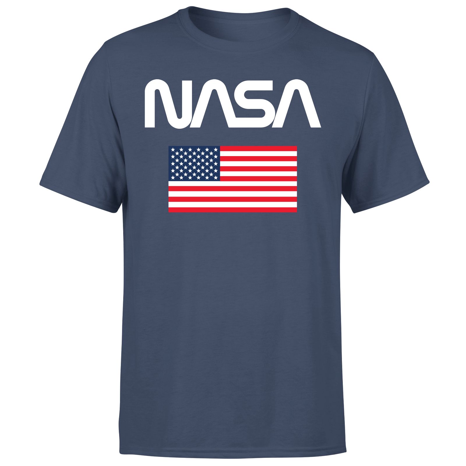 

NASA Flag Unisex T-Shirt - Navy - XS - Blu Navy
