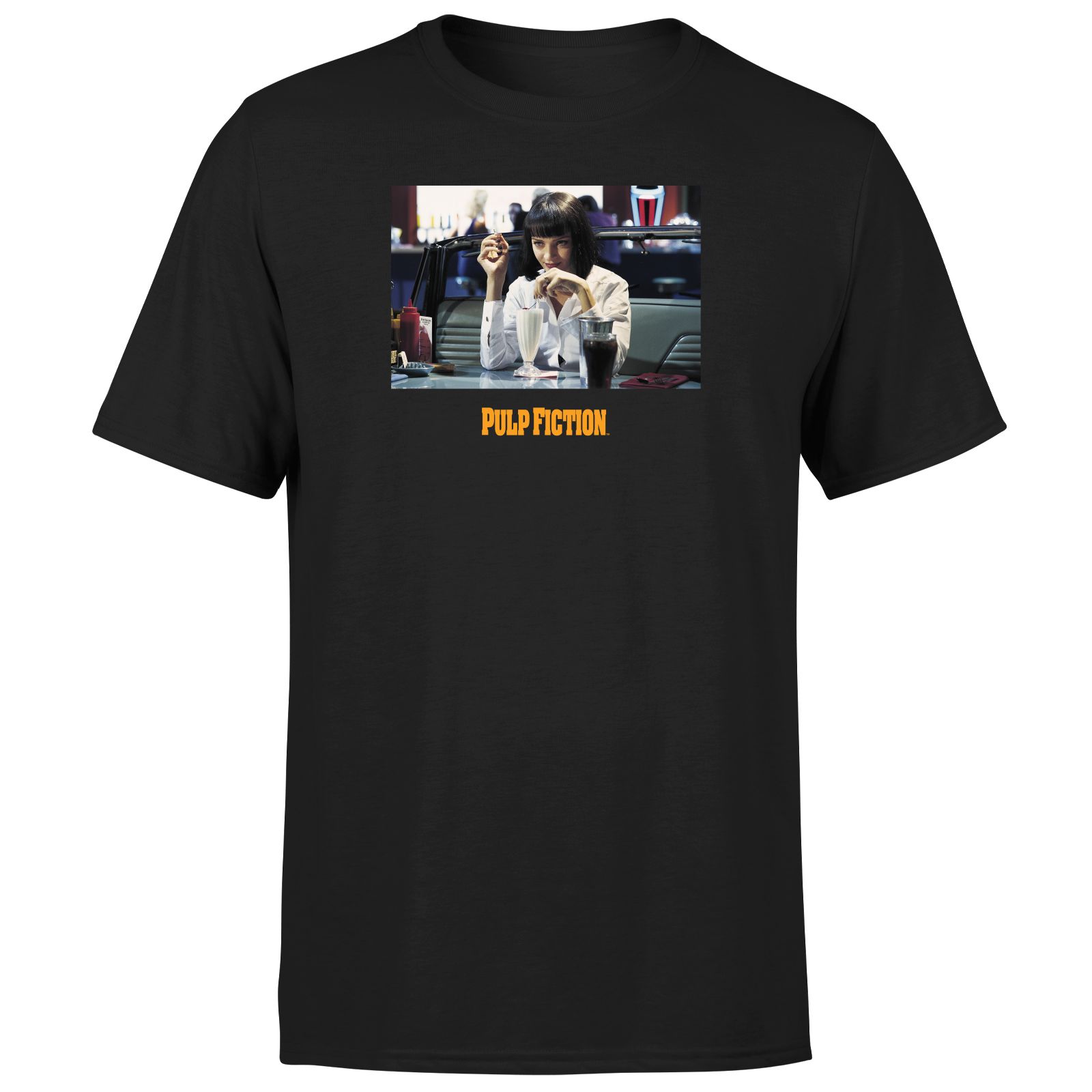 Pulp Fiction Mia Wallace Unisex T-Shirt - Black - XS - Noir