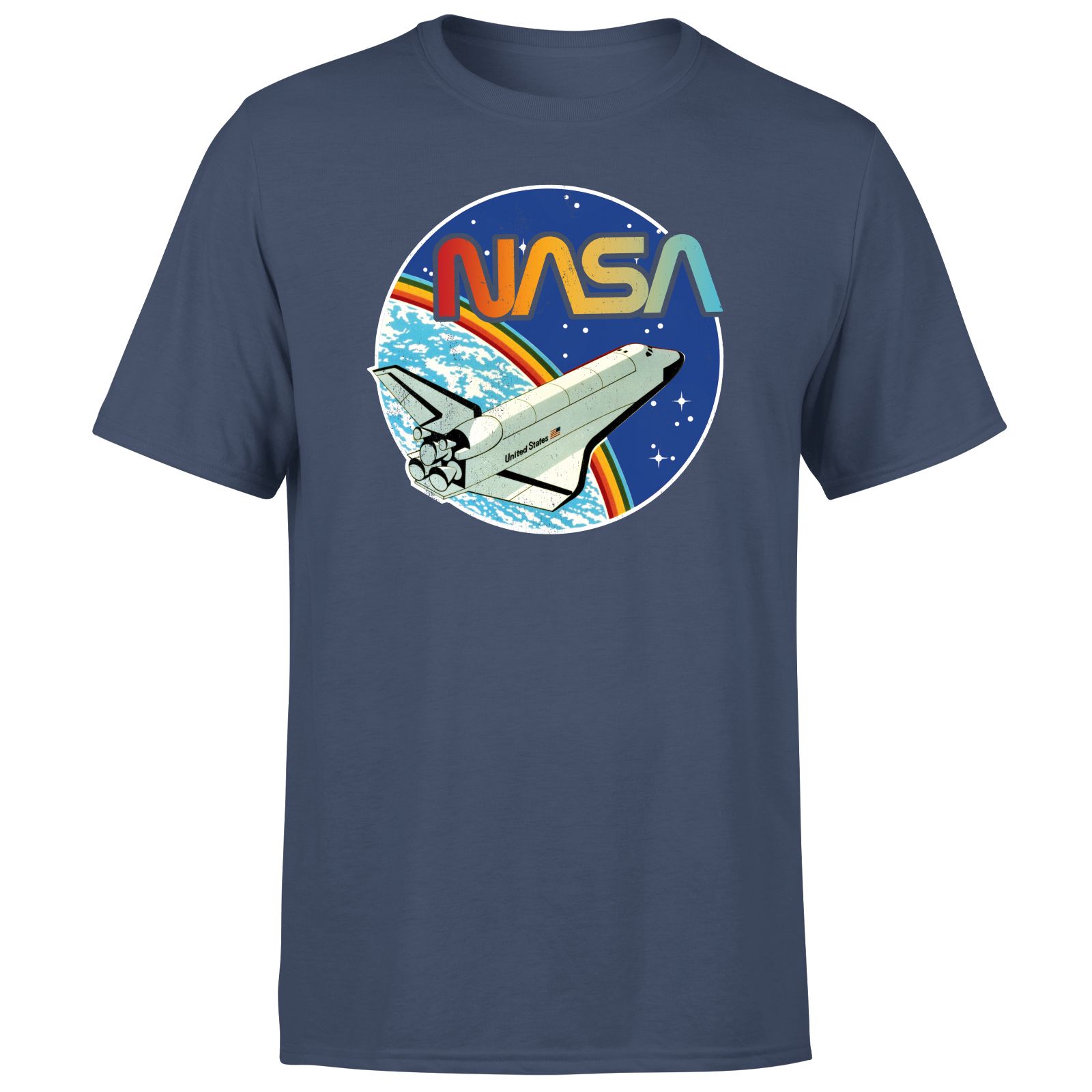 

NASA Shuttle Emblem Unisex T-Shirt - Navy - L - Blu Navy