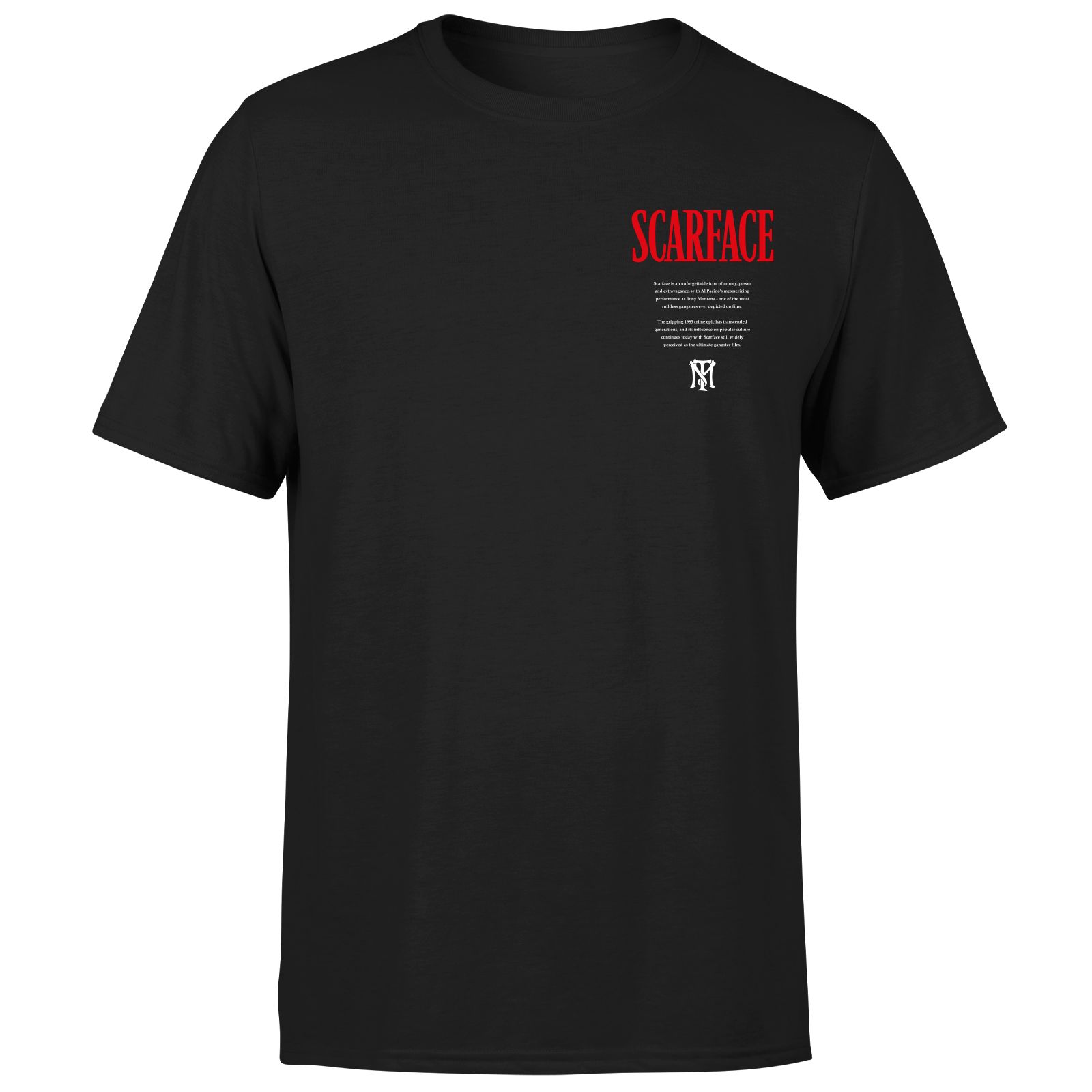 

Scarface Tony Montana Unisex T-Shirt - Black - M - Nero