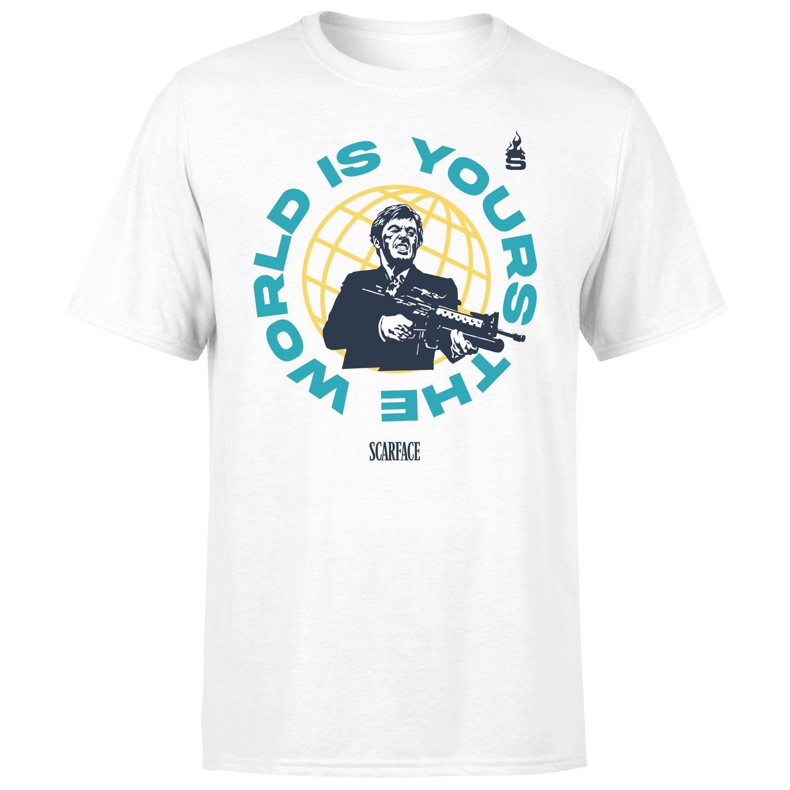 

Scarface The World Is Yours Unisex T-Shirt - White - XXL - Bianco
