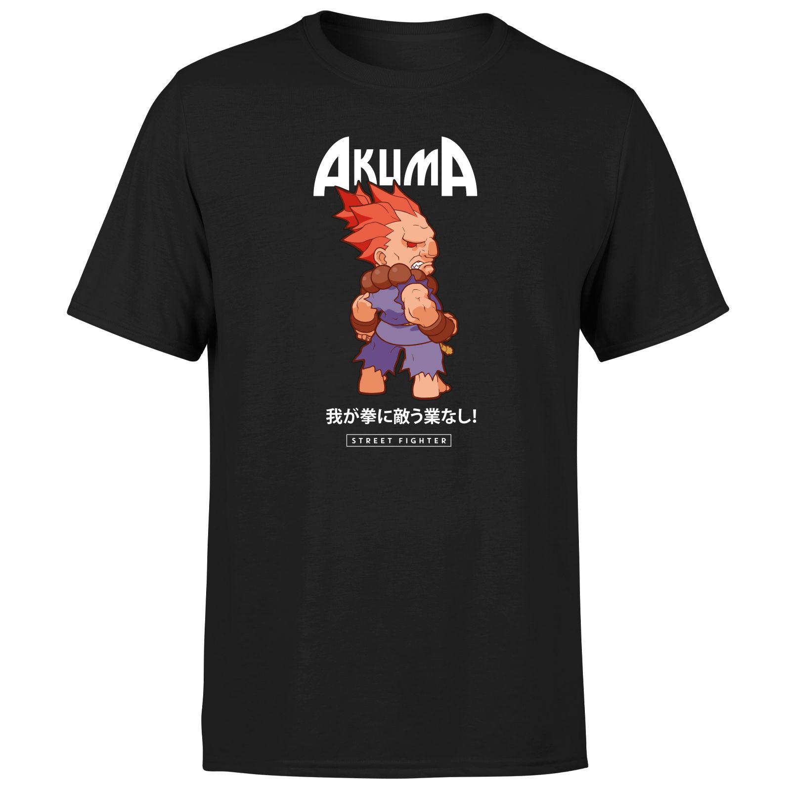 Street Fighter Akuma Unisex T-Shirt - Black - M - Nero