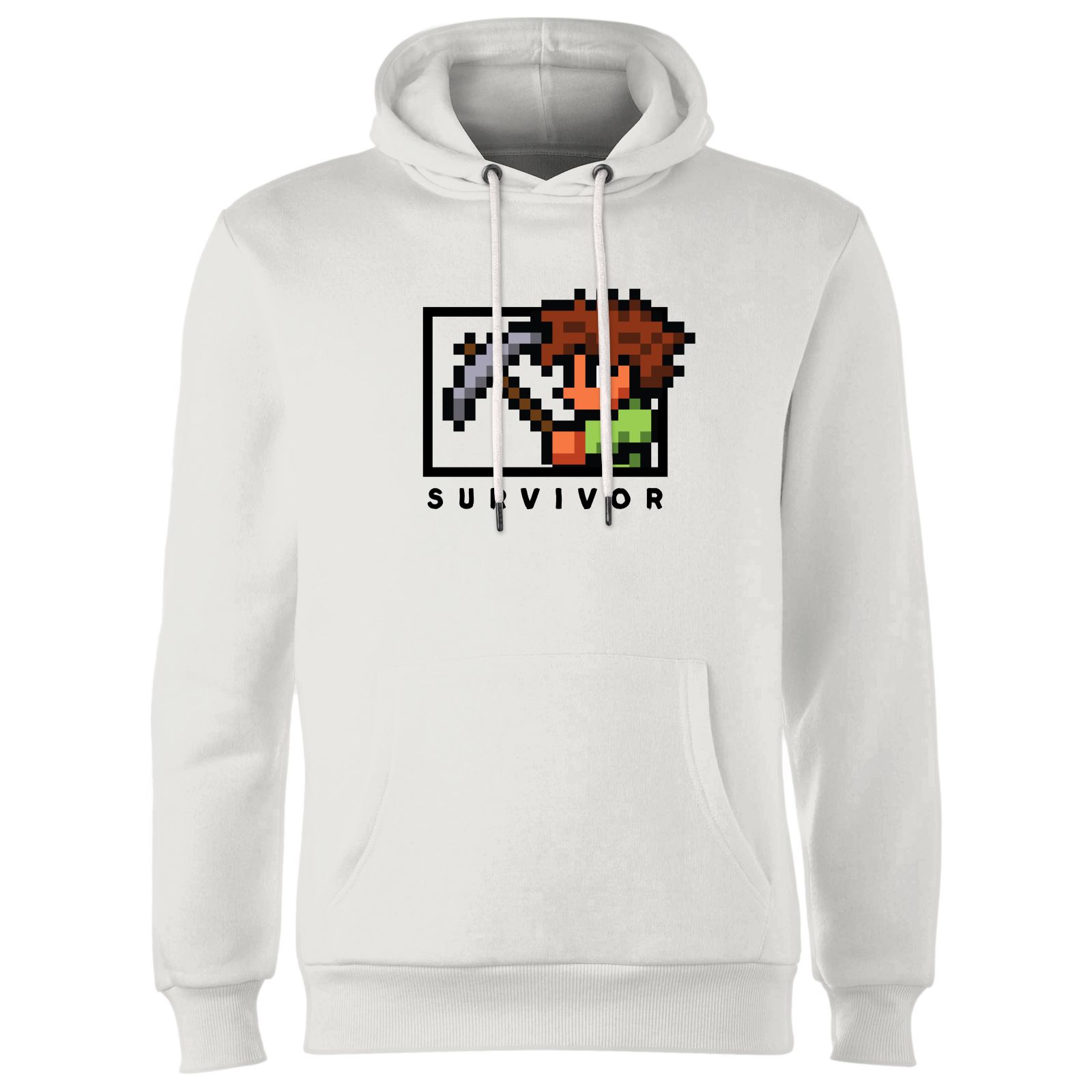 Terraria Survivor Hoodie - White - M - Bianco