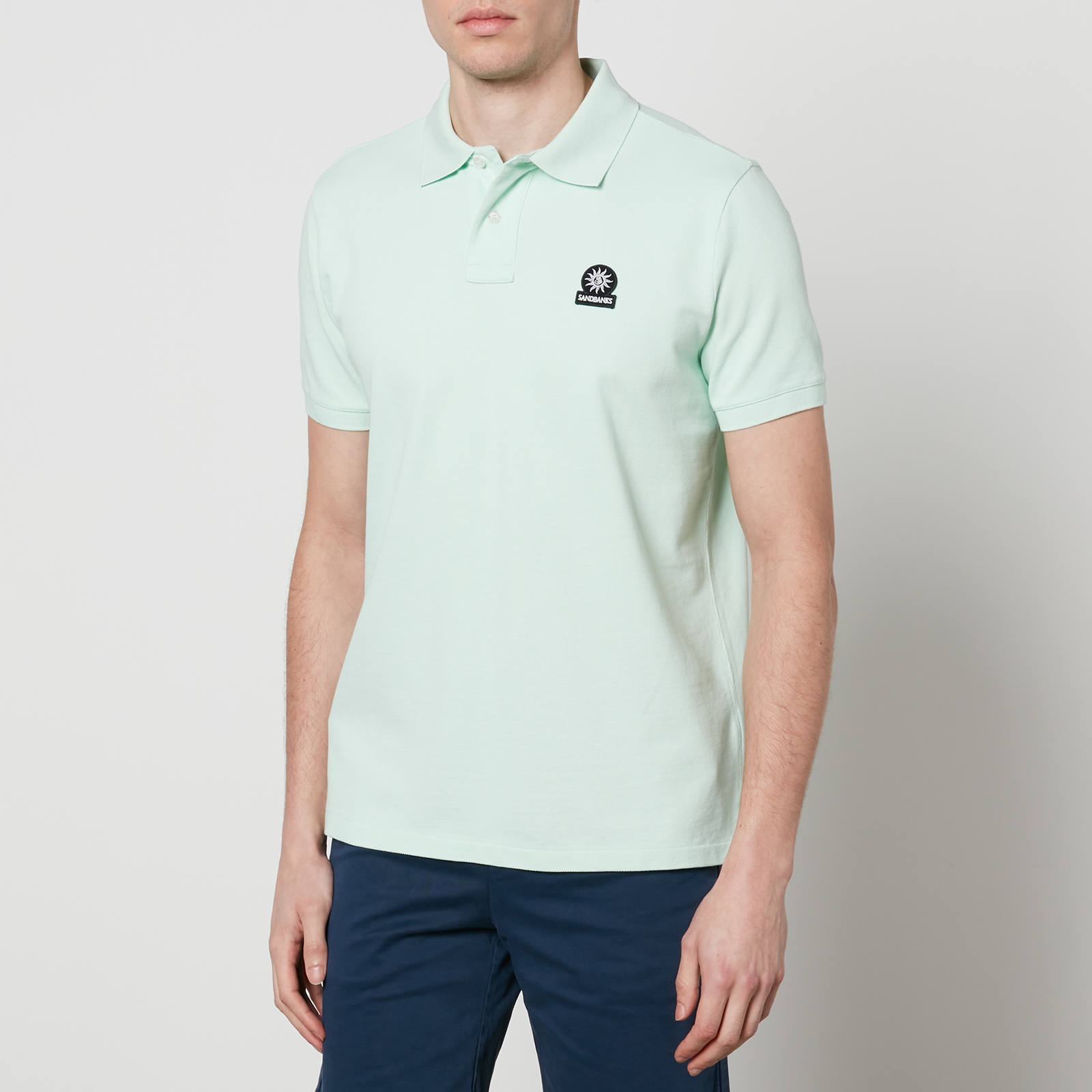 Sandbanks Logo-Appliqued Cotton-Pique Polo Shirt