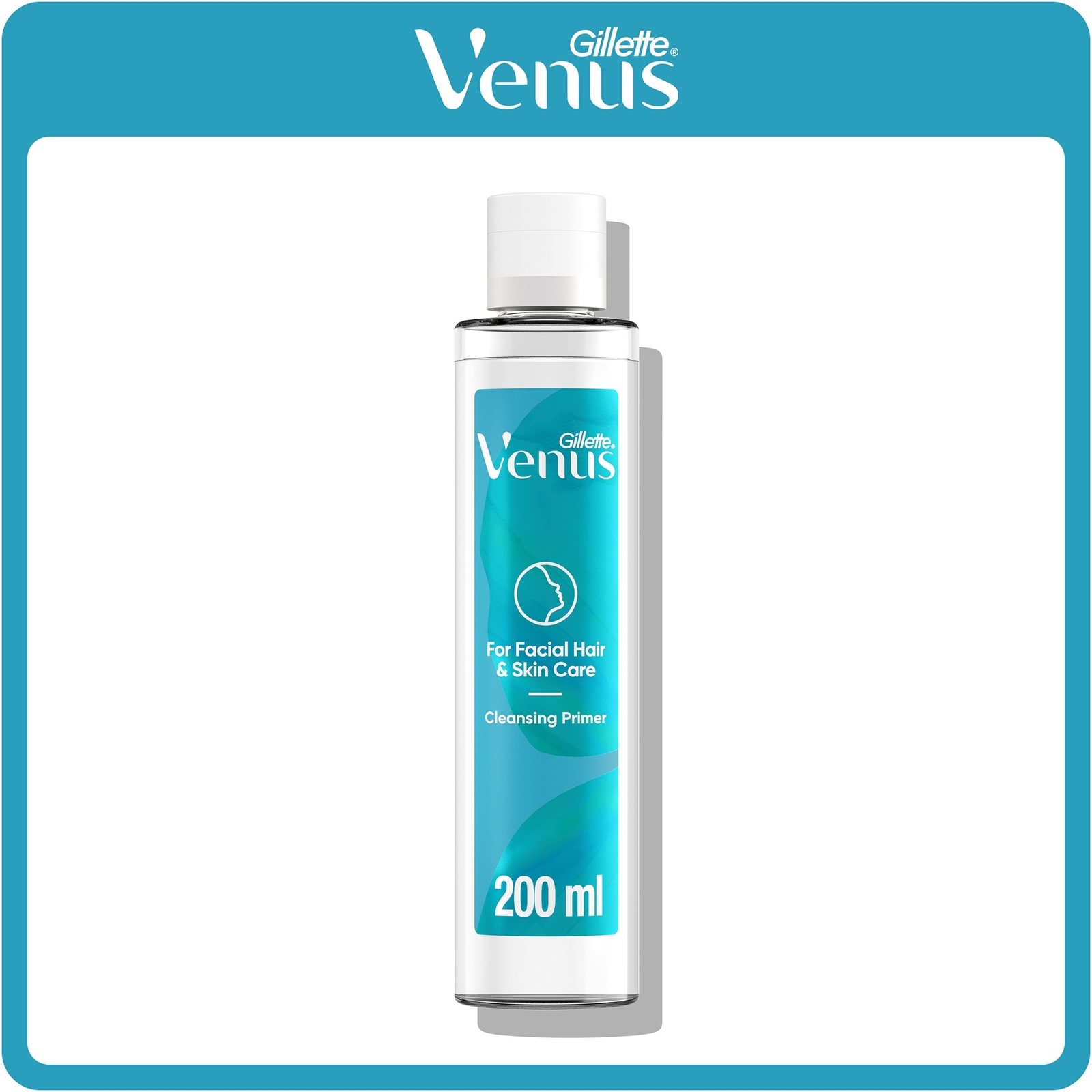 Venus Facial Hair & Skin Care Cleansing Primer for Dermaplaning
