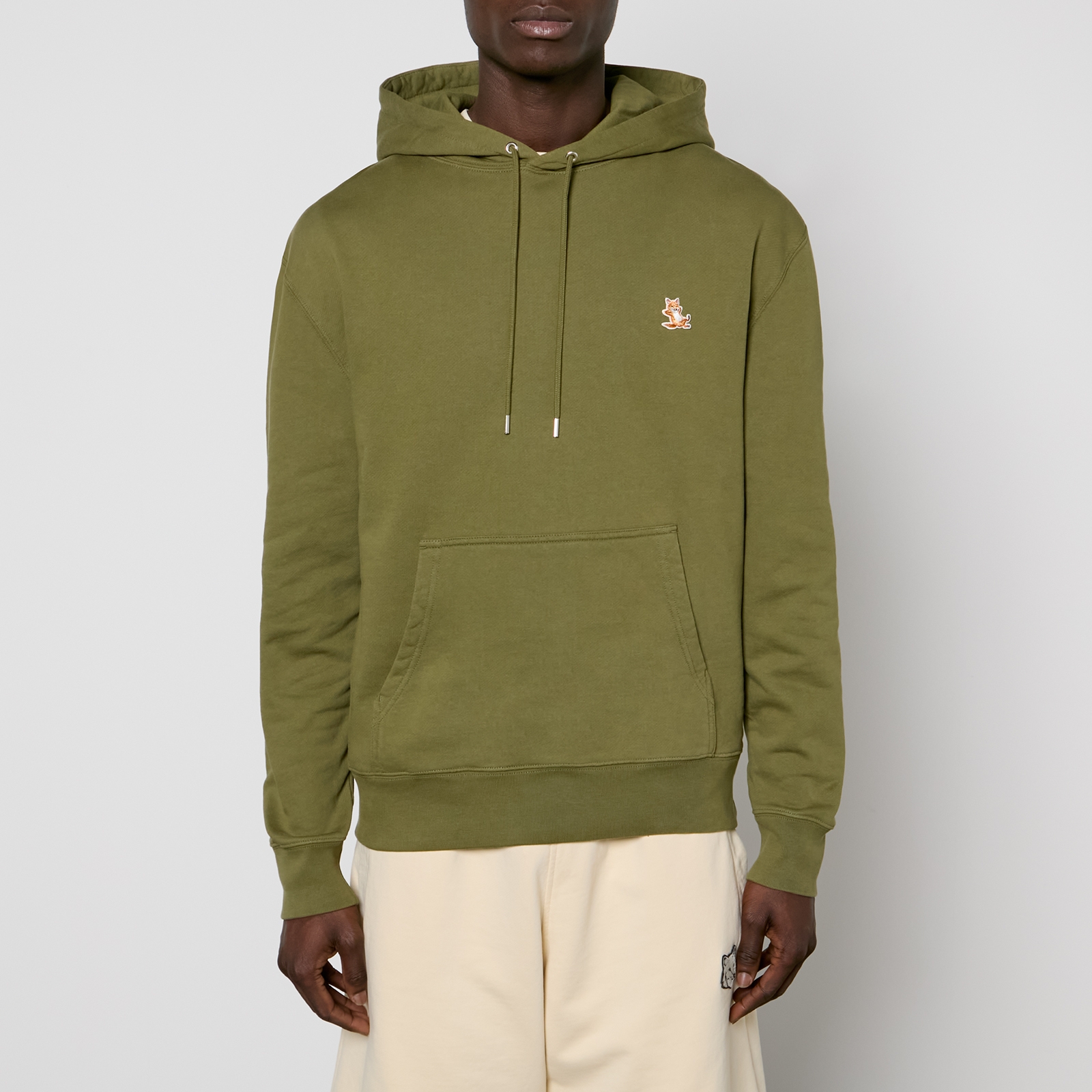 Maison Kitsuné Chillax Patch Regular Cotton-Jersey Hoodie - S