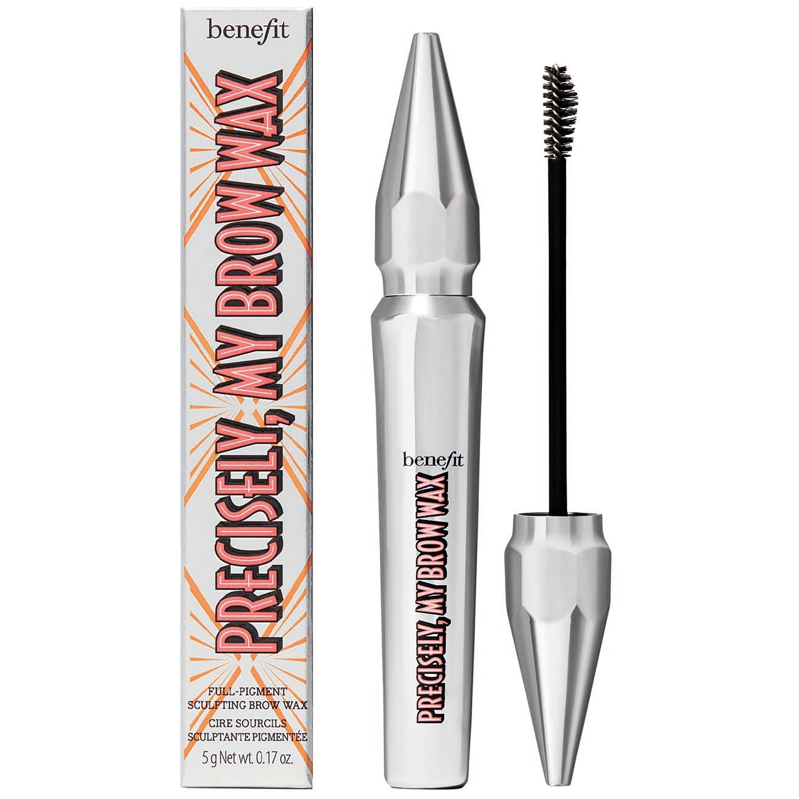 benefit Precisely My Brow Full Pigment Sculpting Brow Wax 5g (Various Shades) - 5 Warm Black-Brown