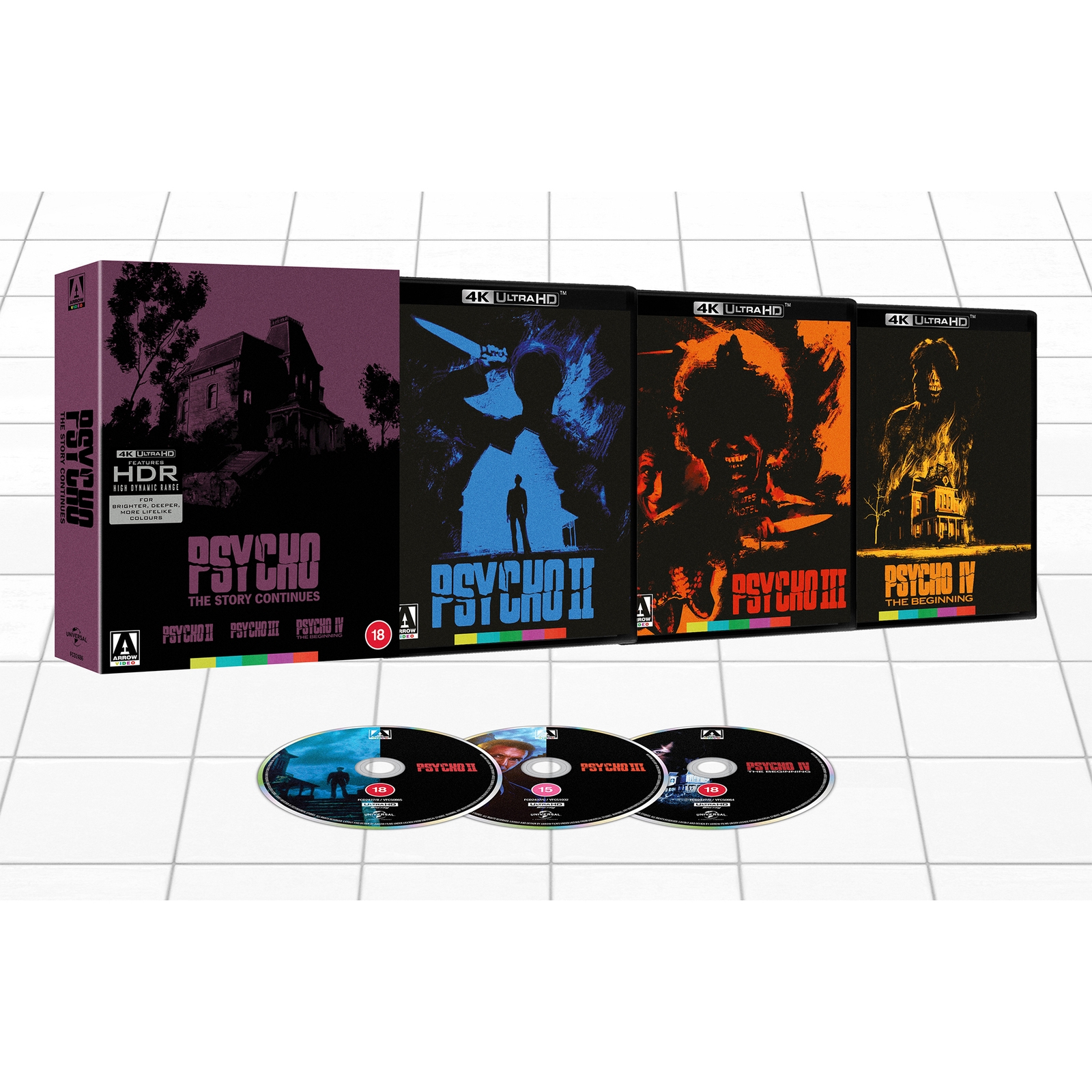Psycho - The Story Continues: Psycho II, Psycho III, Psycho IV: The Beginning 4K Ultra HD
