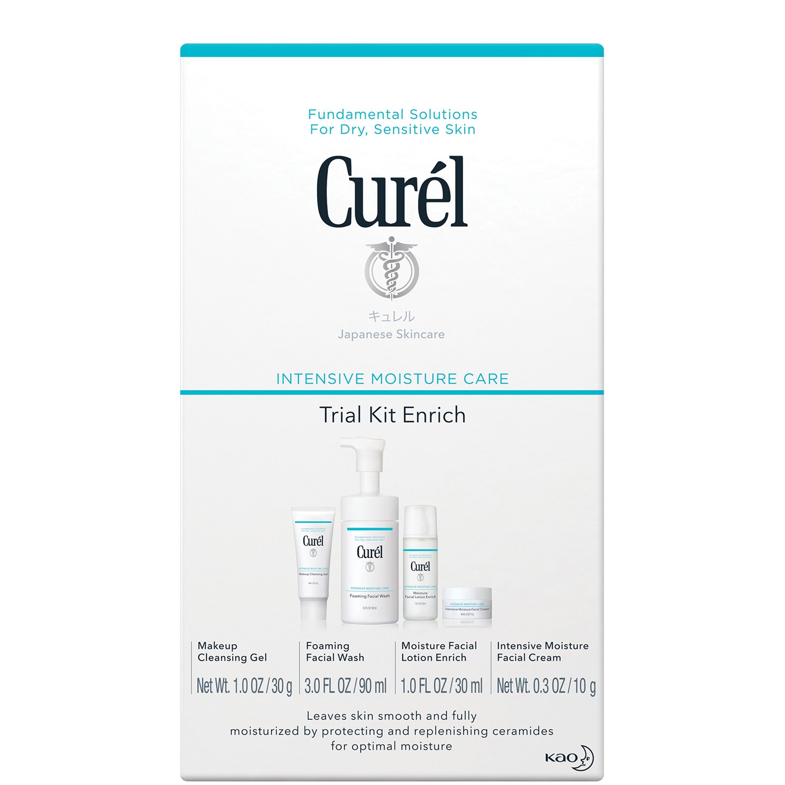 Shop Curel Enrich 2 Week Trial And Travel Kit For Dry, Sensitive Skin