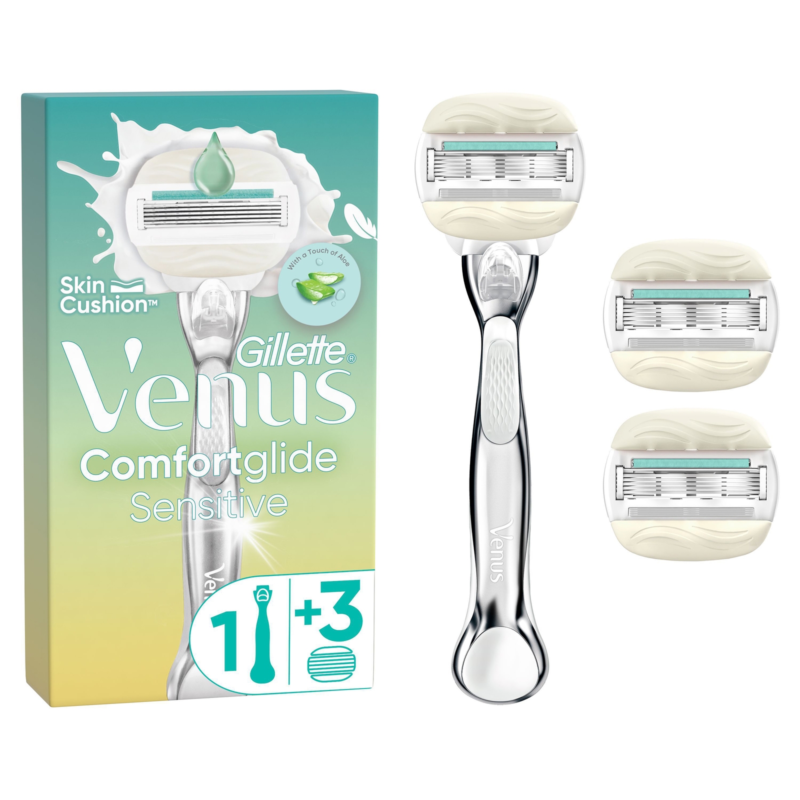 Venus ComfortGlide Sensitive Razor Shaving Kit