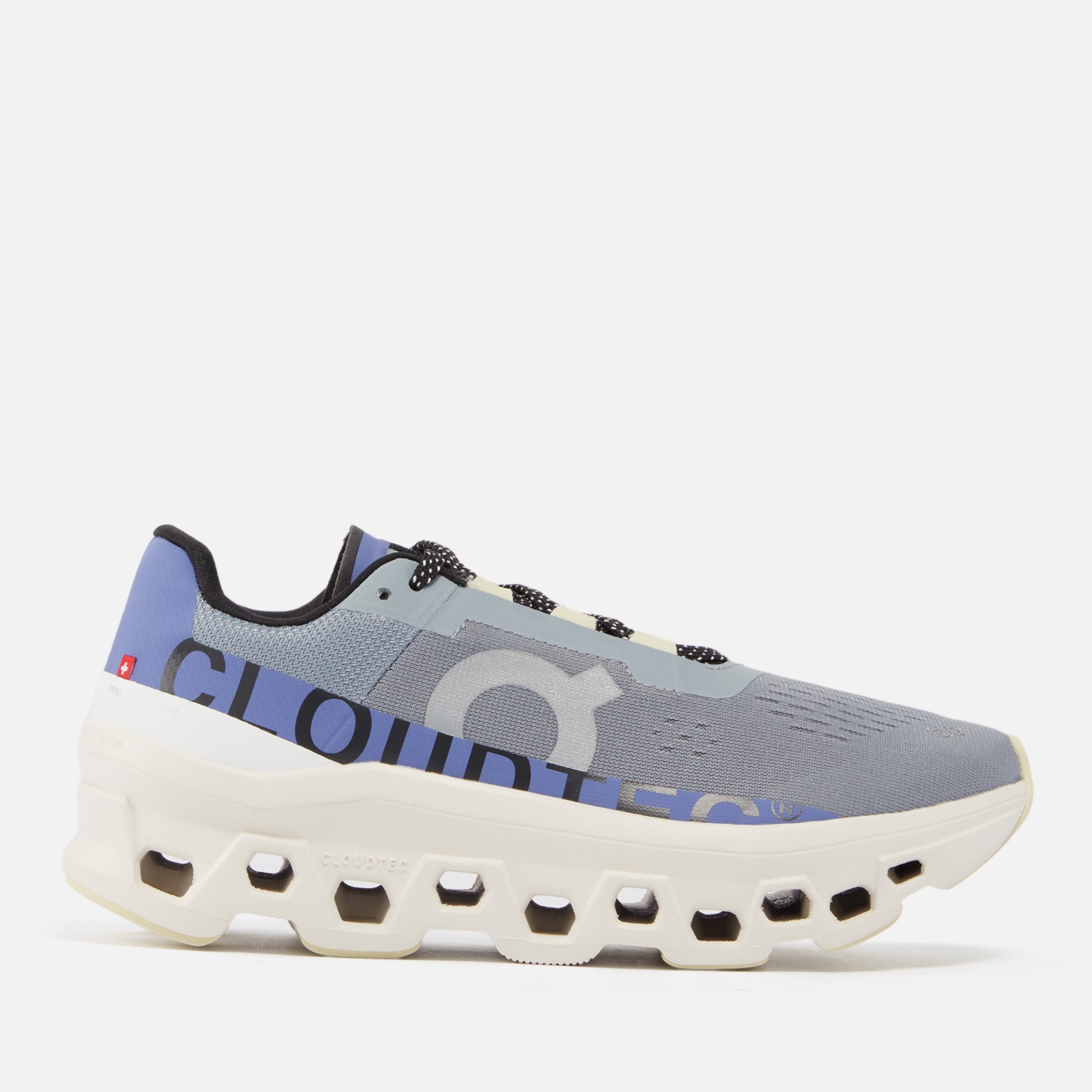 ON Women’s Cloudmonster Running Trainers - Mist/Blueberry