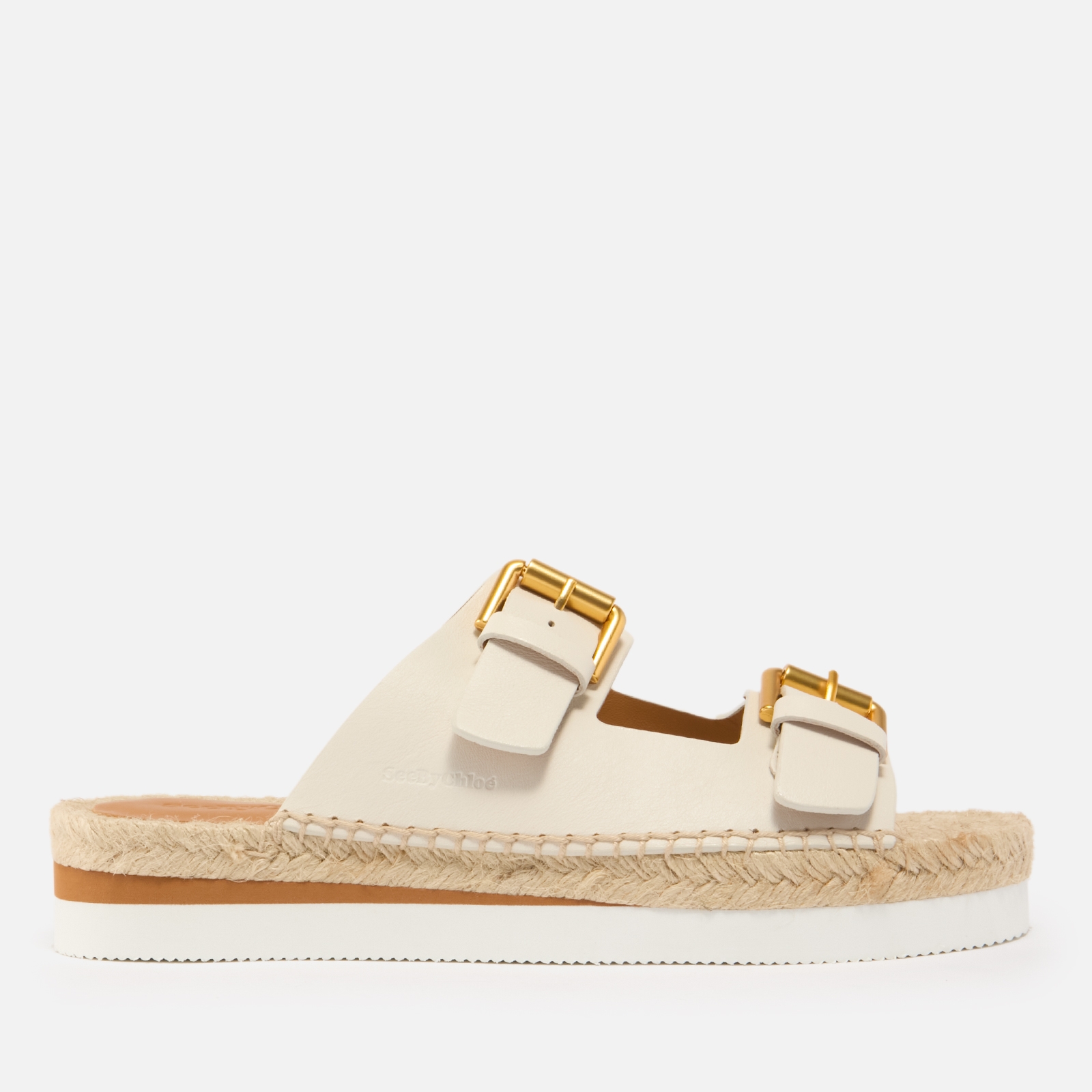 See By Chloe Women's Glyn Leather Double-Strap Espadrille Sandals