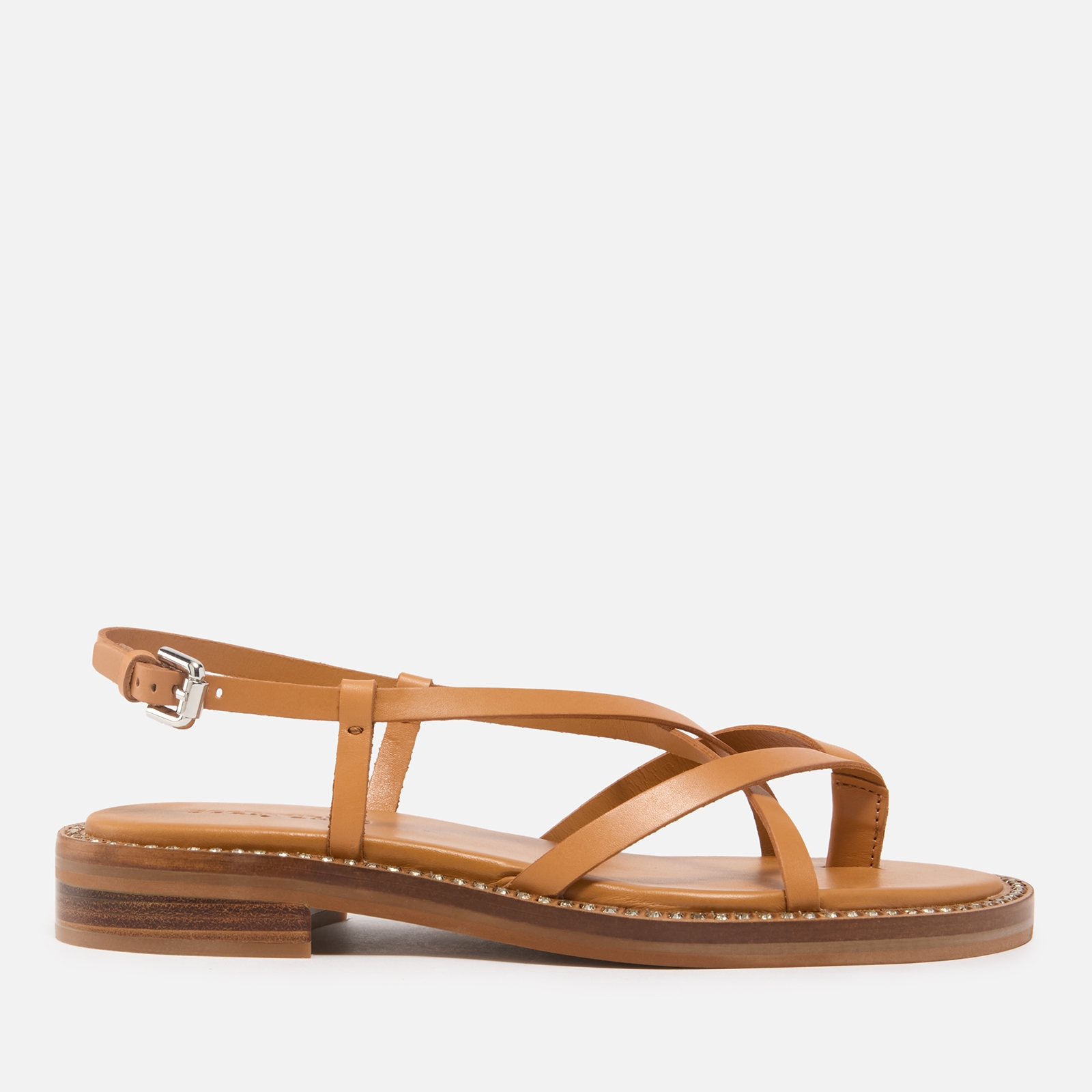 See By Chloé Women's Lynette Leather Sandals - Tan - 4