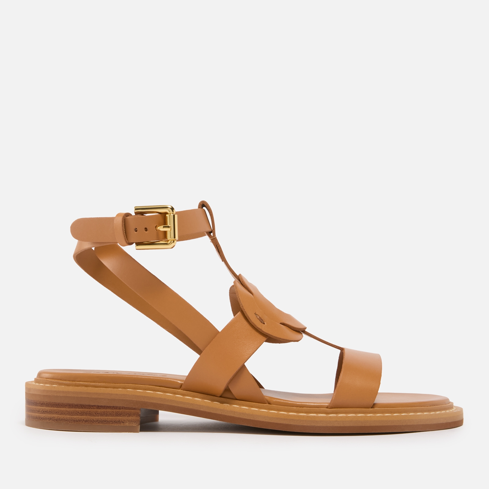 See By Chloé Women's Loys Leather Sandals - Tan - 6